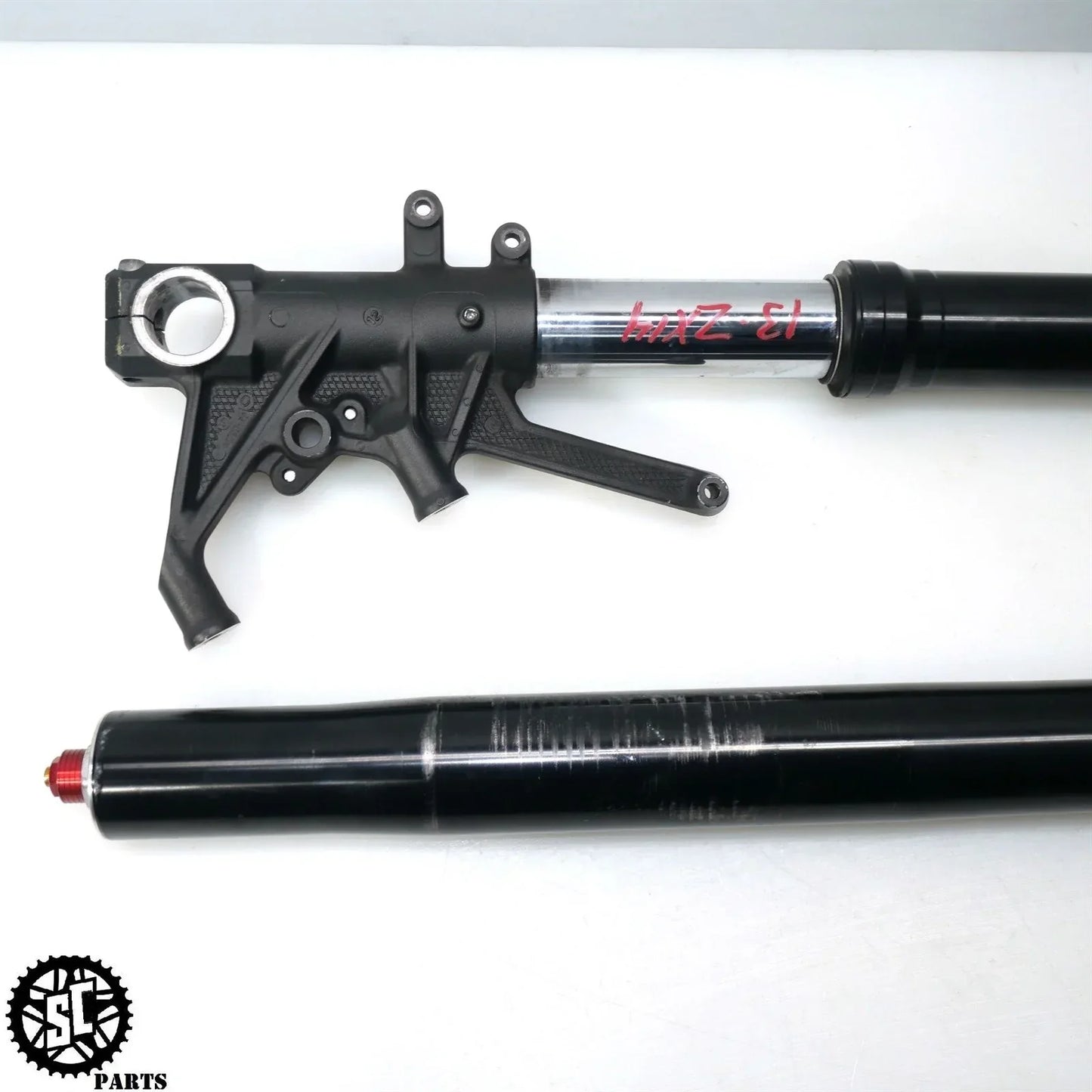 12 14 15 2013 KAWASAKI NINJA ZX14R LEFT RIGHT FRONT FORK TUBE SUSPENSION K66