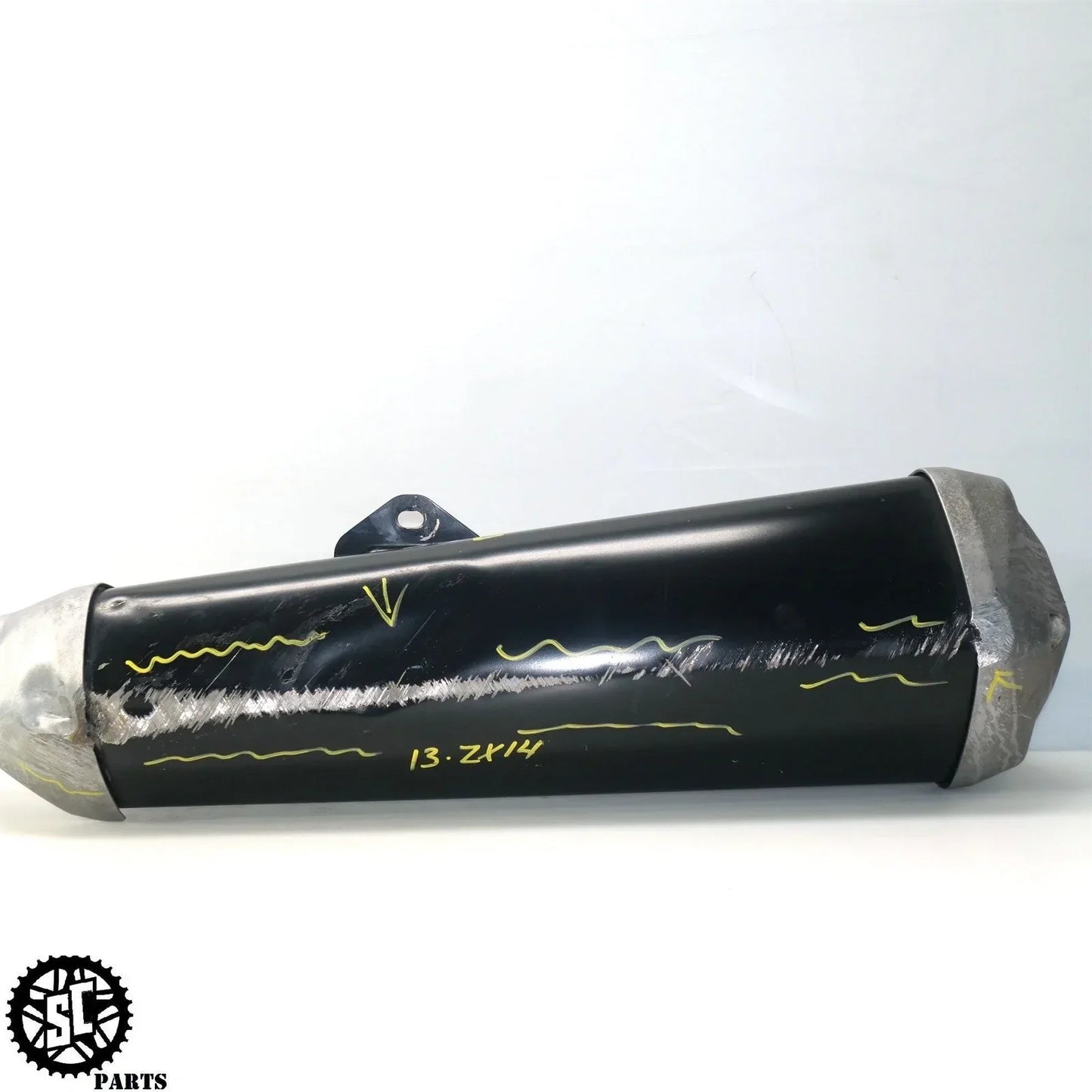 12 14 15 2013 KAWASAKI NINJA ZX14R STOCK SLIP ON EXHAUST PIPE MUFFLER K66