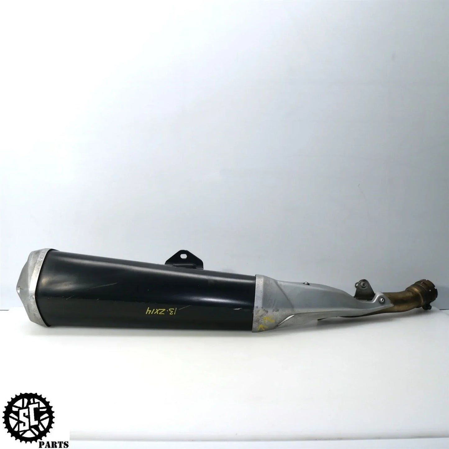 12 14 15 2013 KAWASAKI NINJA ZX14R STOCK SLIP ON EXHAUST PIPE MUFFLER K66