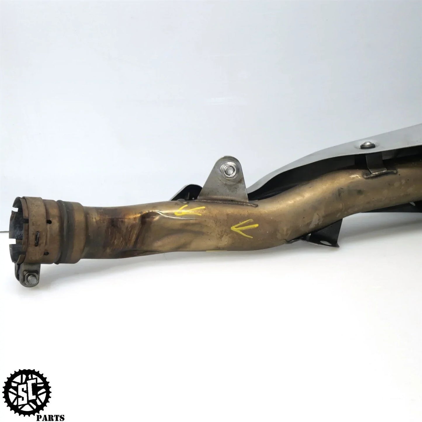 12 14 15 2013 KAWASAKI NINJA ZX14R STOCK SLIP ON EXHAUST PIPE MUFFLER K66