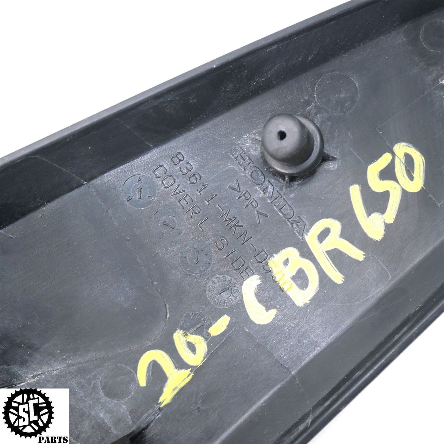 2020 HONDA CBR650 LEFT SIDE GAS TANK FAIRING COVER TRIM H39