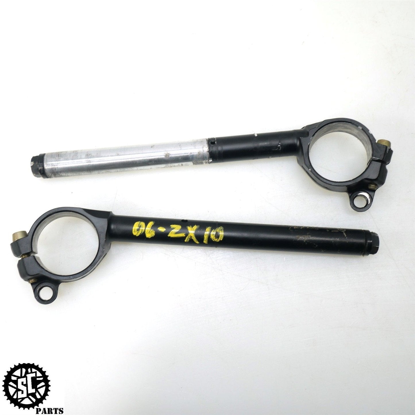 2006 2007 KAWASAKI NINJA ZX10R LEFT RIGHT CLIP ON HANDLEBAR K16