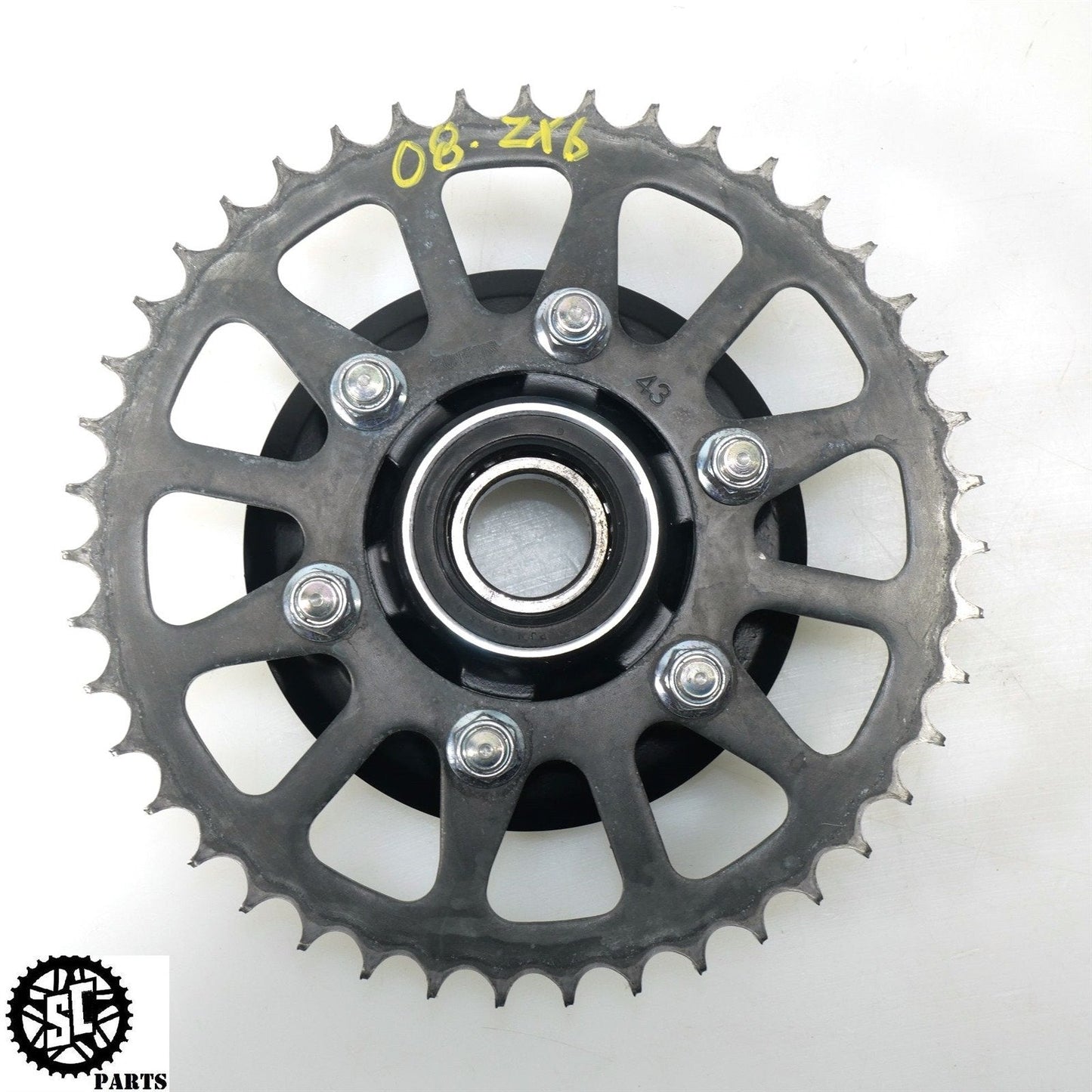 2007-2019 KAWASAKI NINJA ZX6R REAR HUB SPROCKET CUSH DRIVE 43T K41