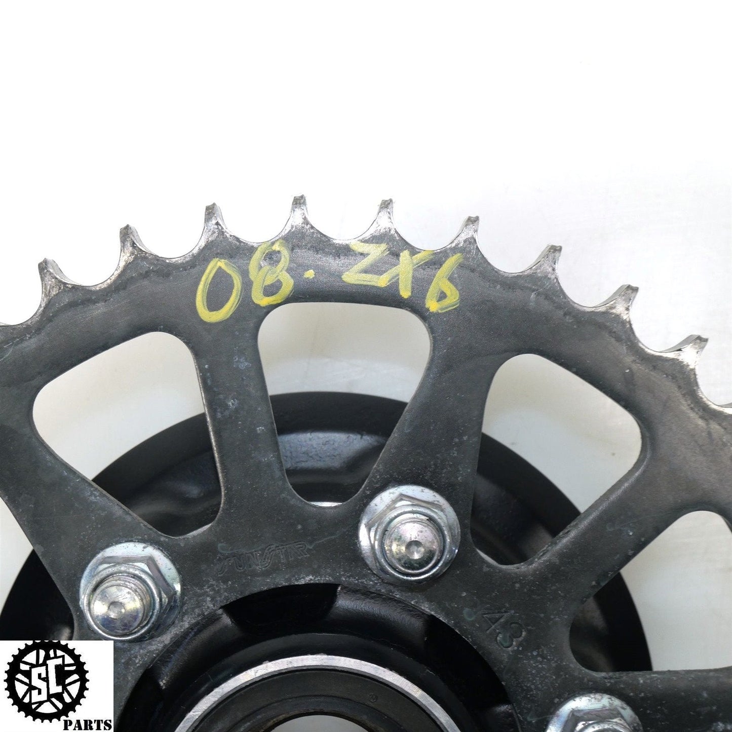 2007-2019 KAWASAKI NINJA ZX6R REAR HUB SPROCKET CUSH DRIVE 43T K41