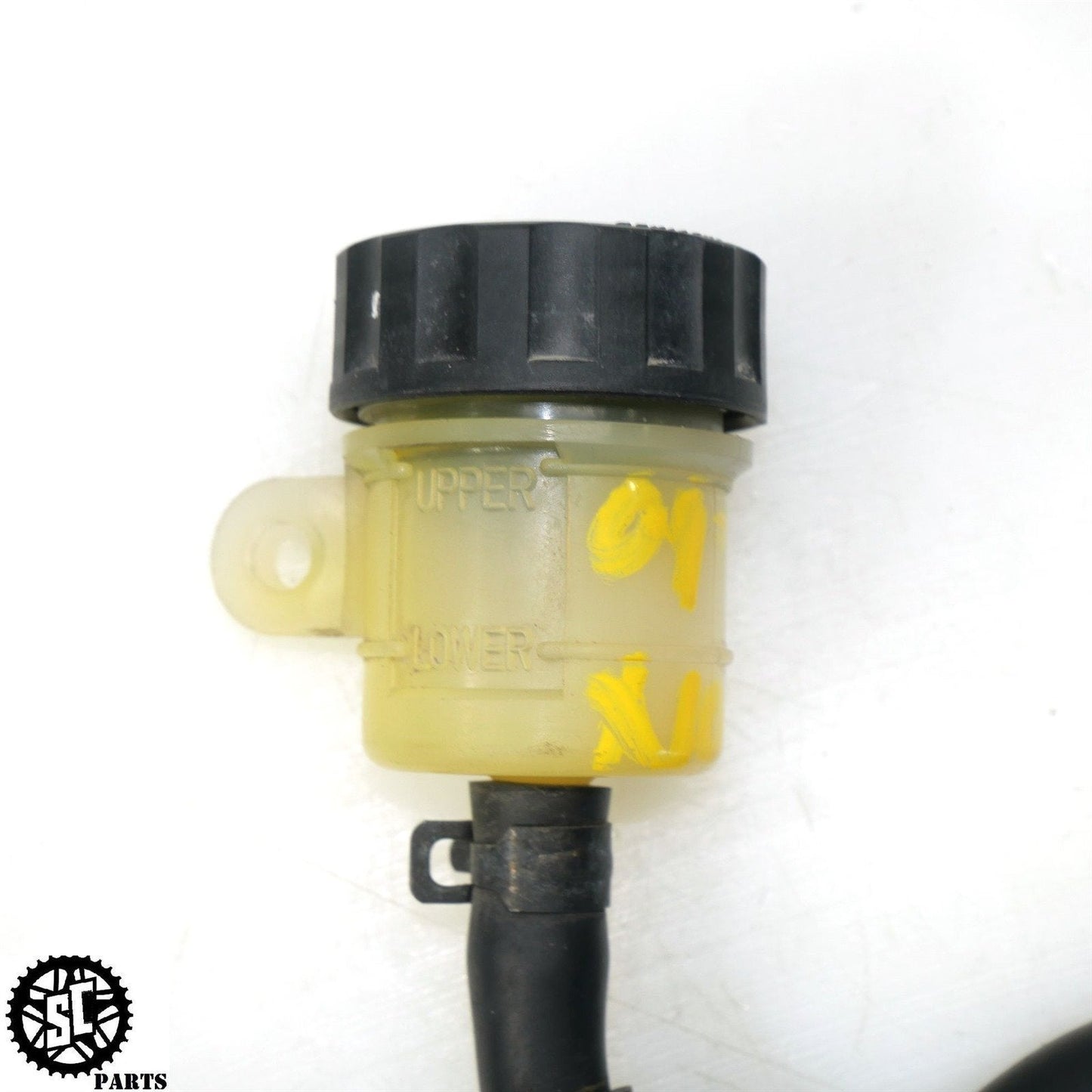 2008-2010 KAWASAKI NINJA ZX10R REAR BRAKE MASTER FLUID RESERVOIR TANK K43