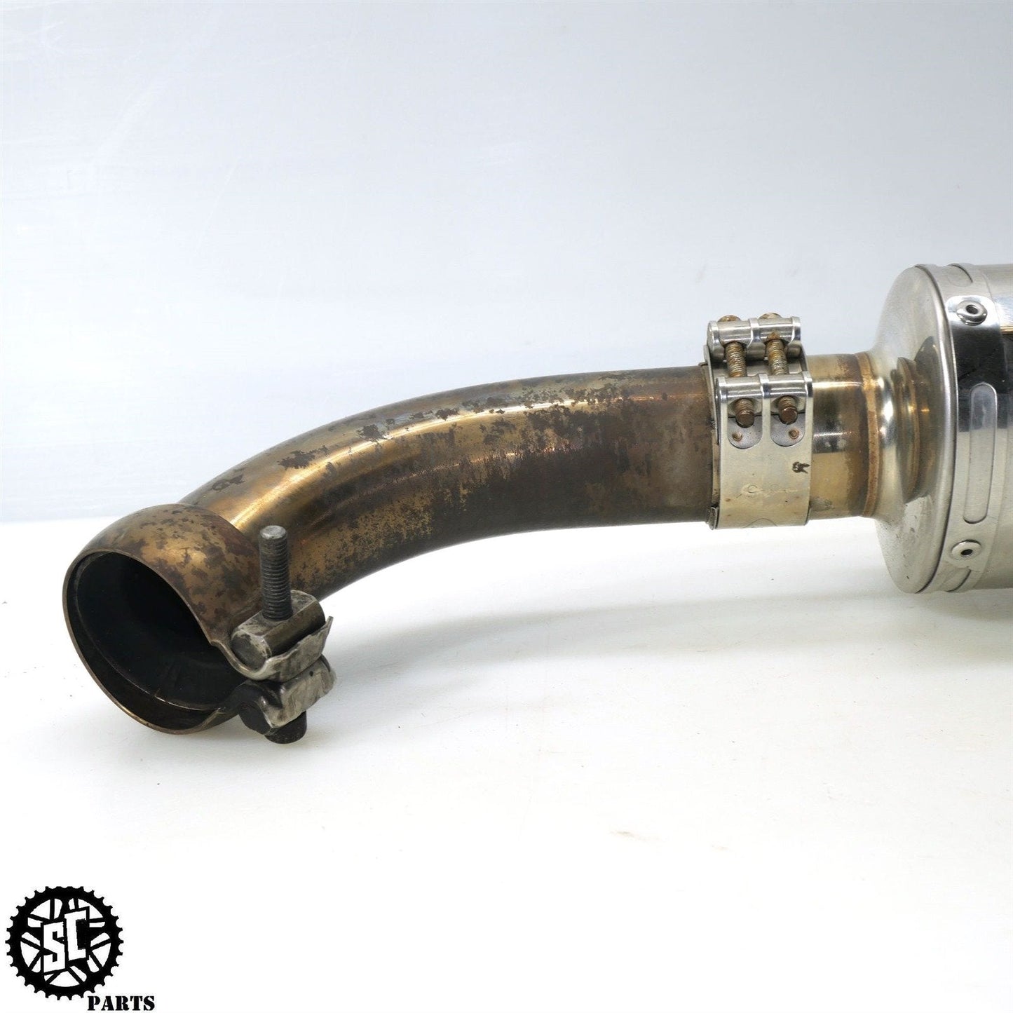 2005-2013 BMW F800ST DELKEVIC SLIP ON EXHAUST MUFFLER PIPE B28