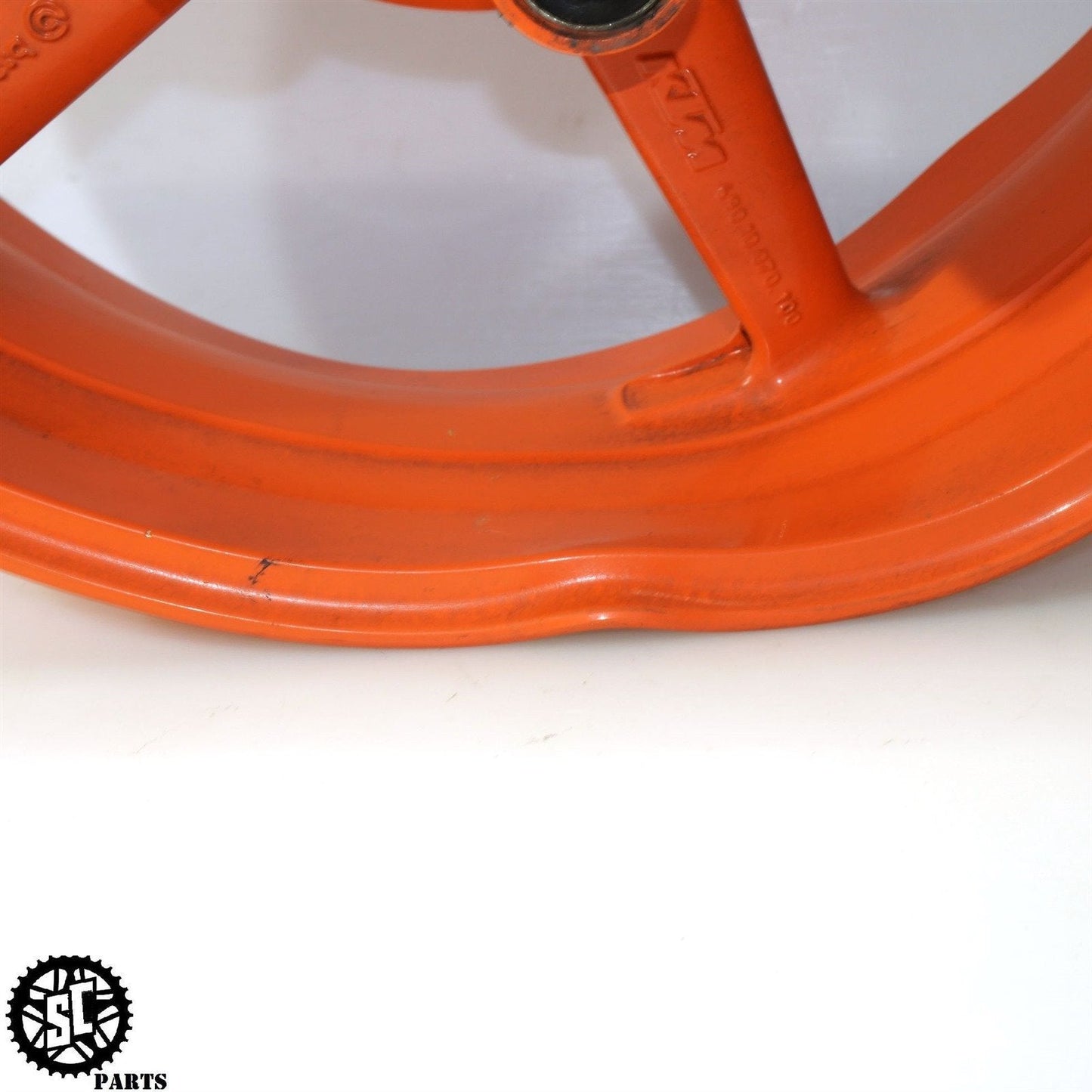 2011 KTM RC8 1190 REAR WHEEL RIM SB BENT KT02