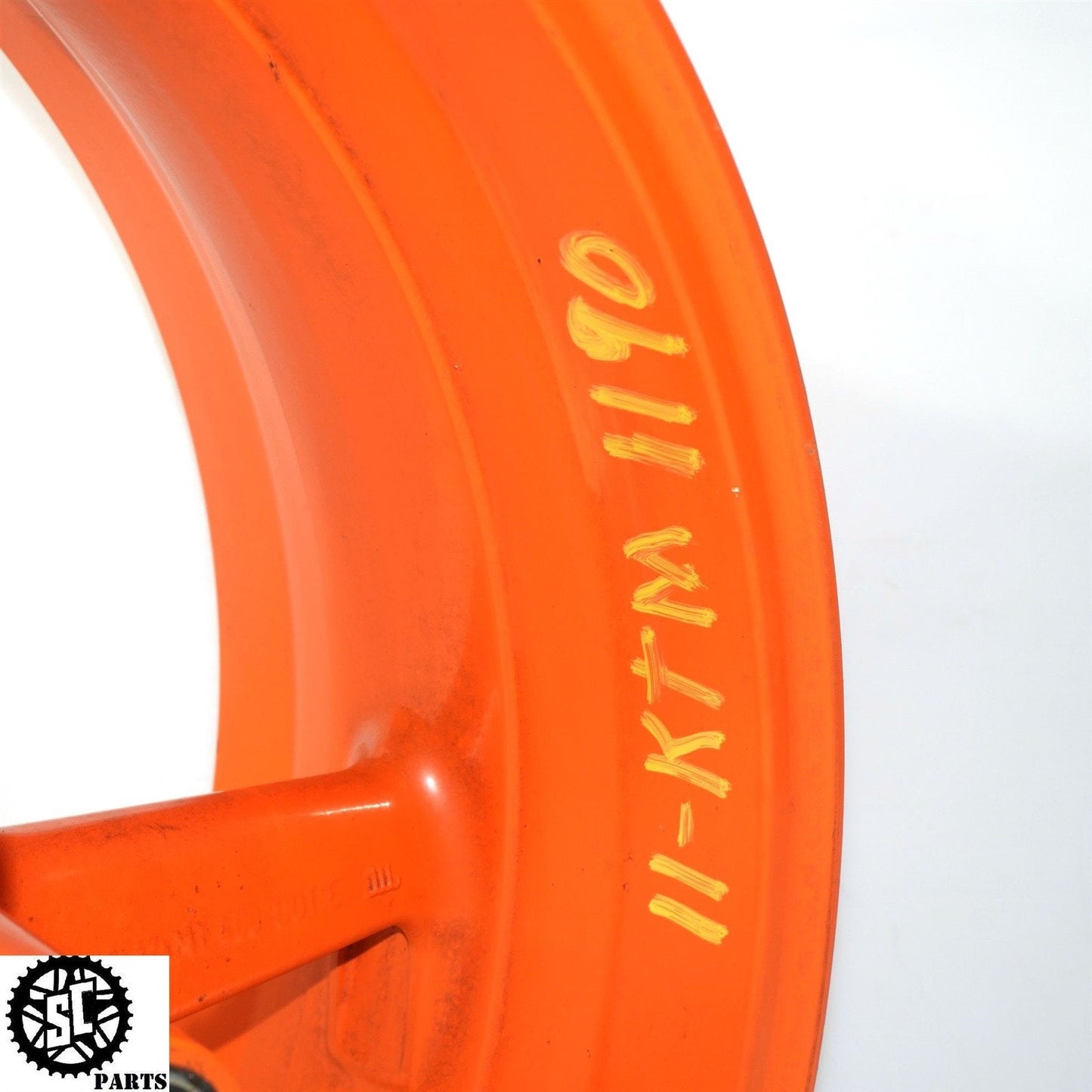 2011 KTM RC8 1190 REAR WHEEL RIM SB BENT KT02