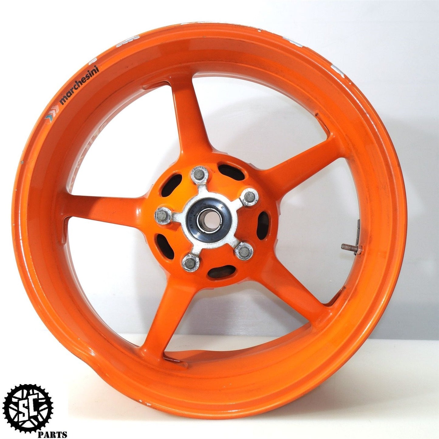 2011 KTM RC8 1190 REAR WHEEL RIM SB BENT KT02