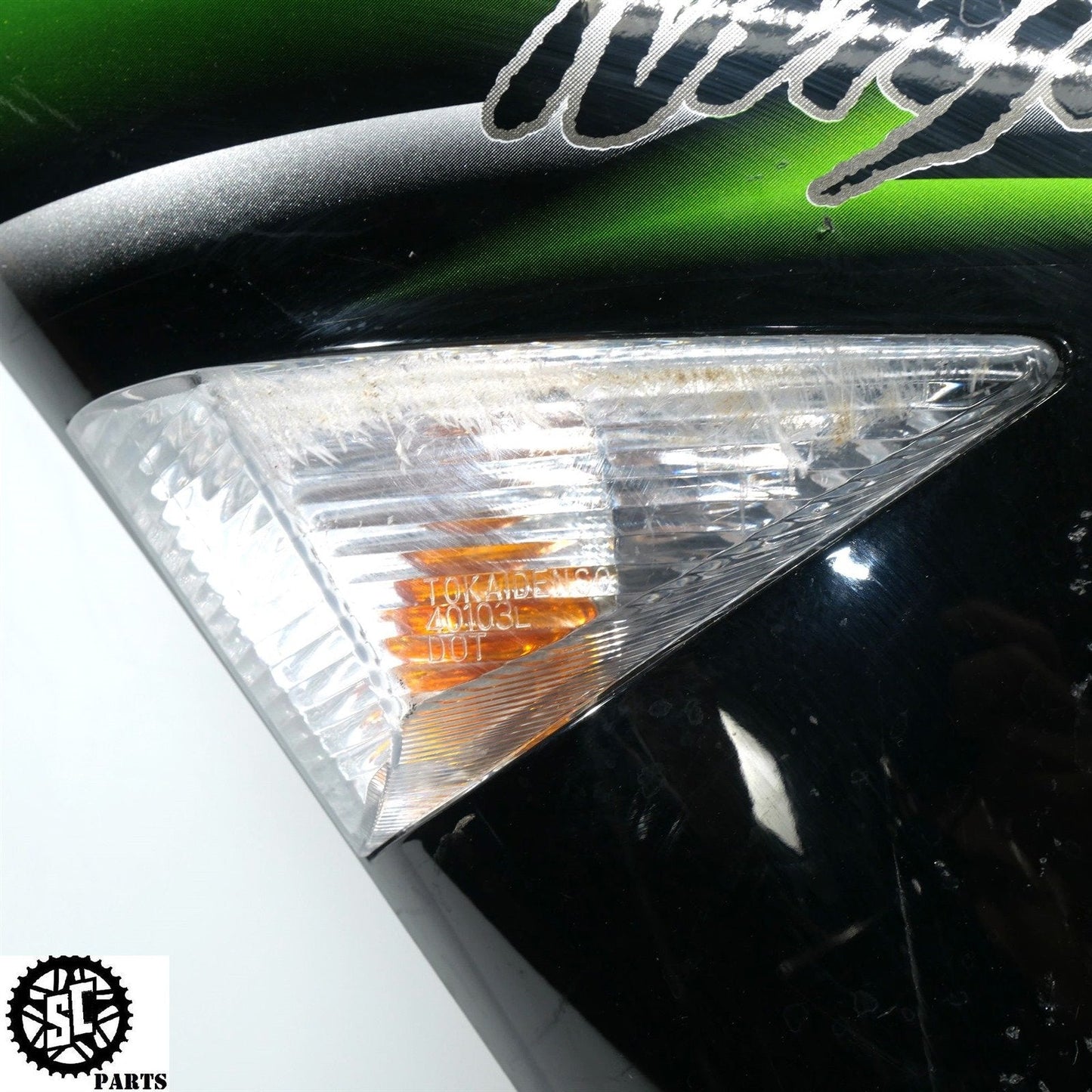 06-11 2011 KAWASAKI NINJA ZX14 LEFT SIDE FAIRING UPPER LOWER K22