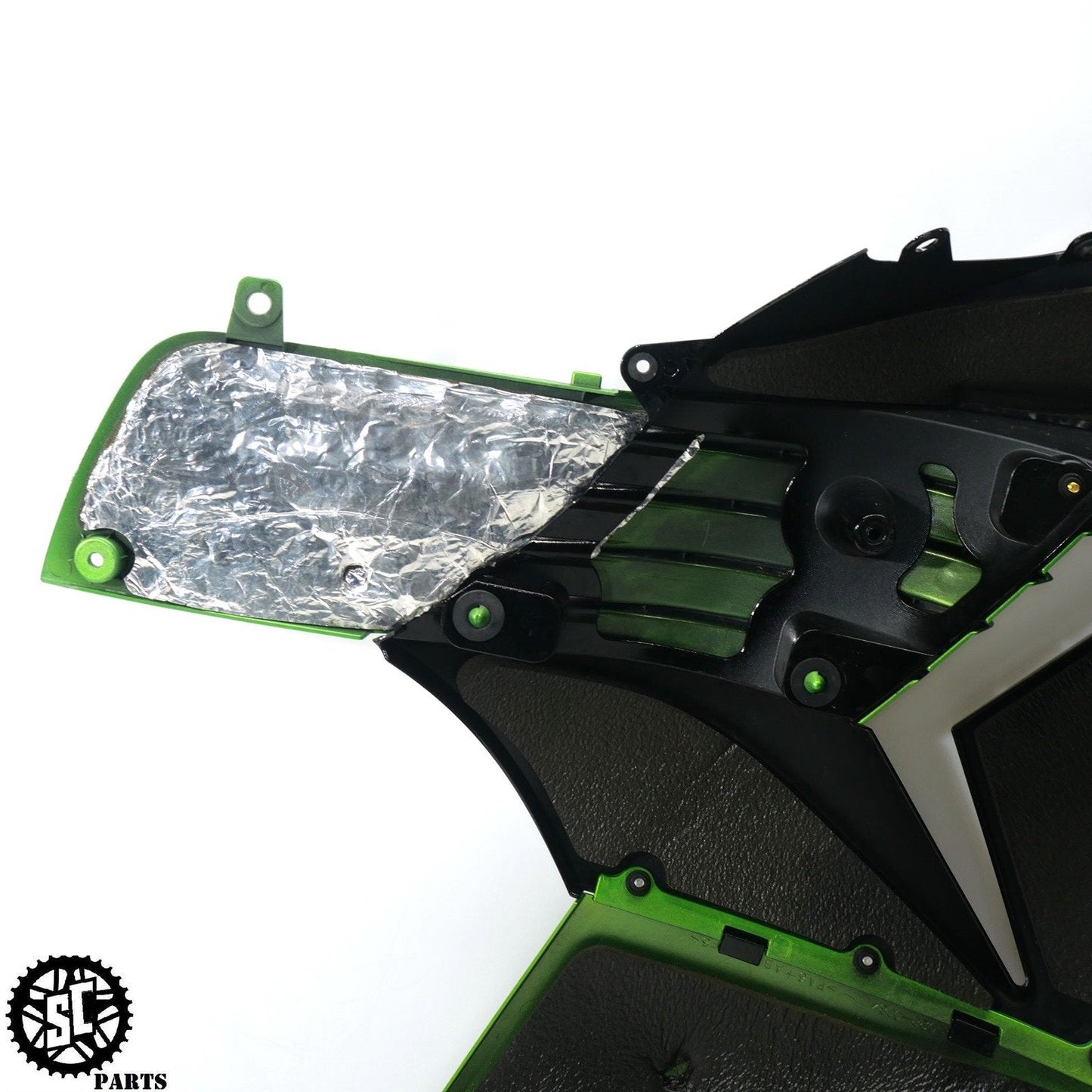 06-11 2011 KAWASAKI NINJA ZX14 LEFT SIDE FAIRING UPPER LOWER K22