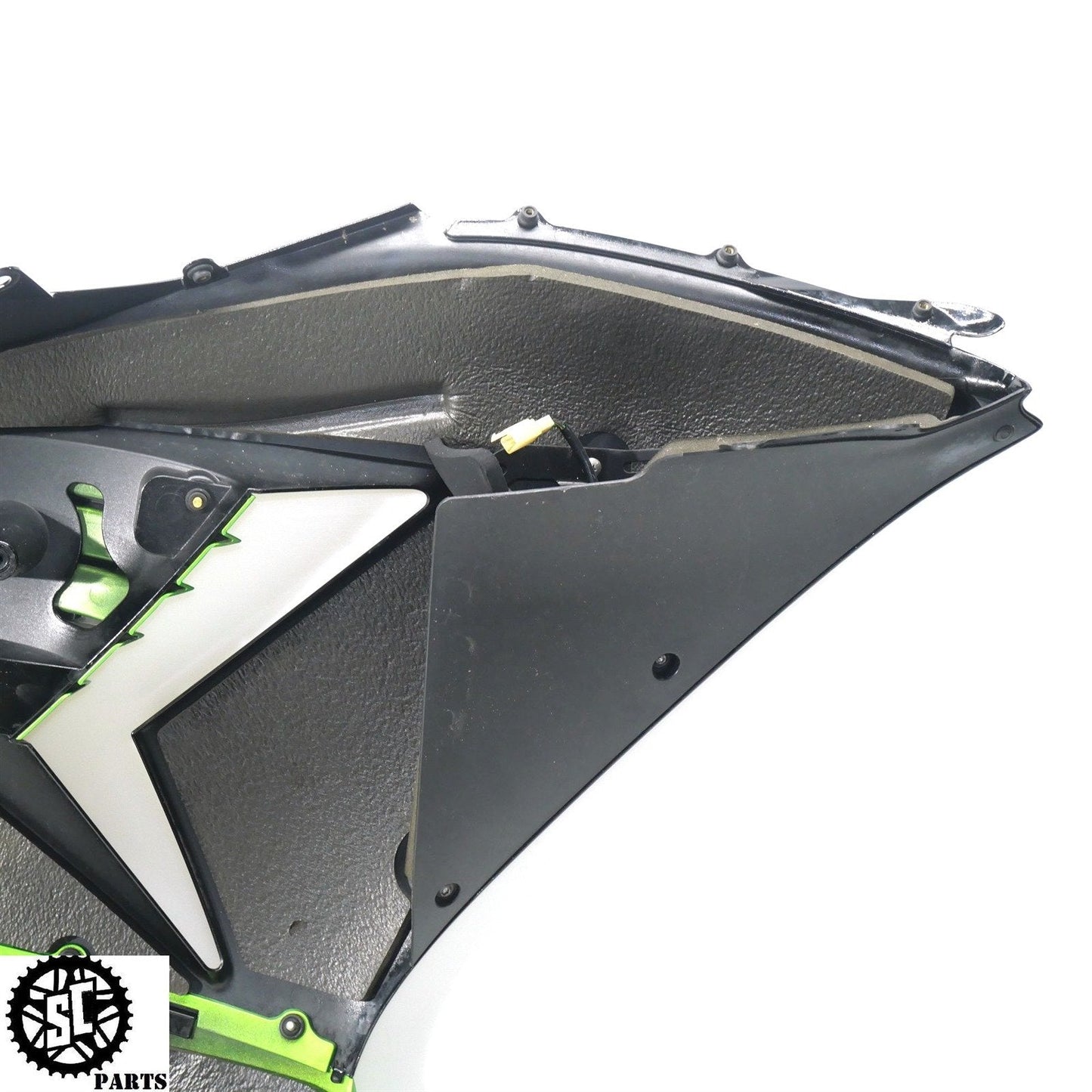 06-11 2011 KAWASAKI NINJA ZX14 LEFT SIDE FAIRING UPPER LOWER K22
