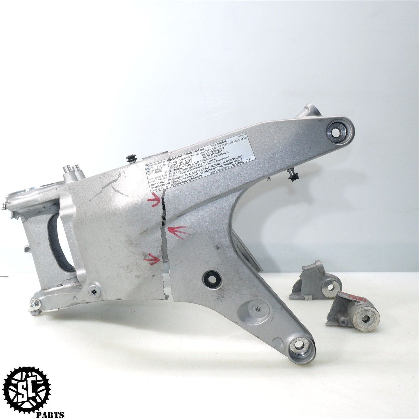 2018-2022 DUCATI PANIGALE V4S MAIN FRAME CHASSIS *S* D33