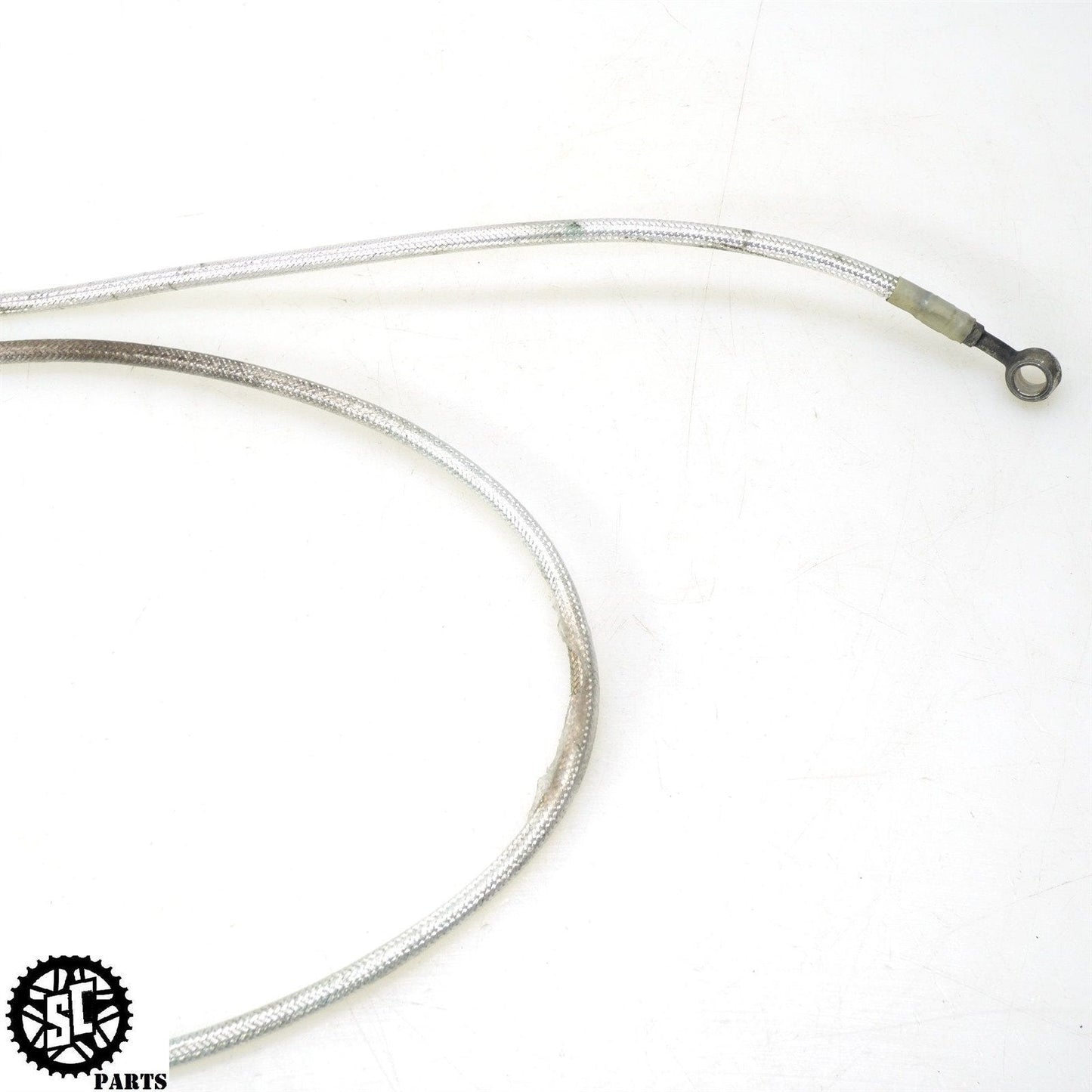 06-07 2007 KAWASAKI NINJA ZX10R FRONT BRAKE LINE STEEL BRAIDED K59