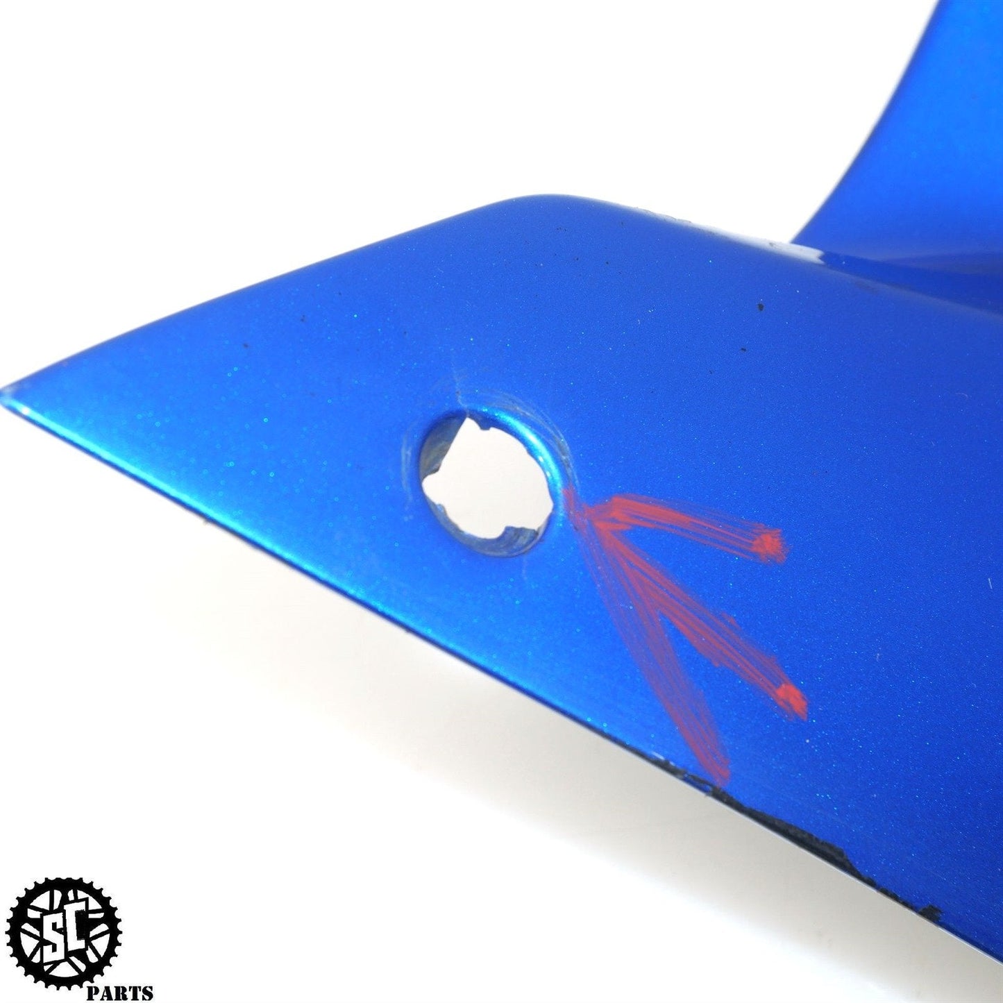 06-07 2007 KAWASAKI NINJA ZX10R SIDE TANK SEAT FAIRING COVER K59