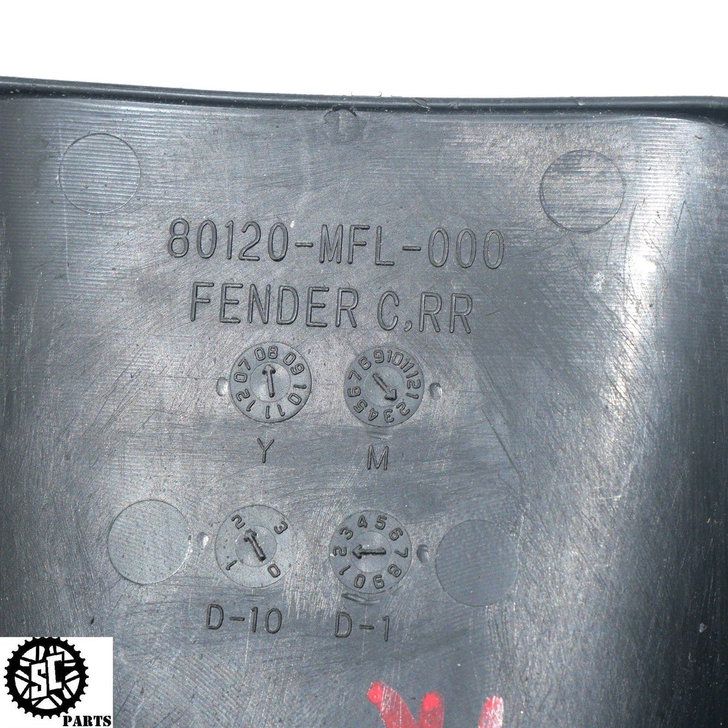 2008-2011 HONDA CBR1000RR REAR FENDER TIRE HUGGER H41