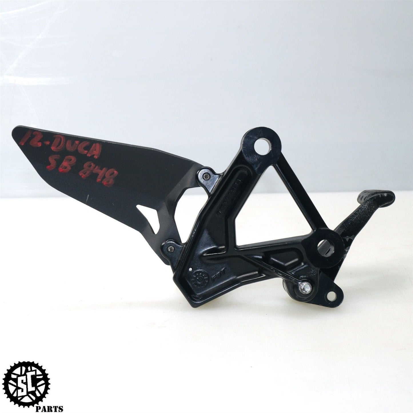 2007-2012 DUCATI 848 EVO LEFT REARSET FOOT PEG GEAR SHIFTER PEDAL D34