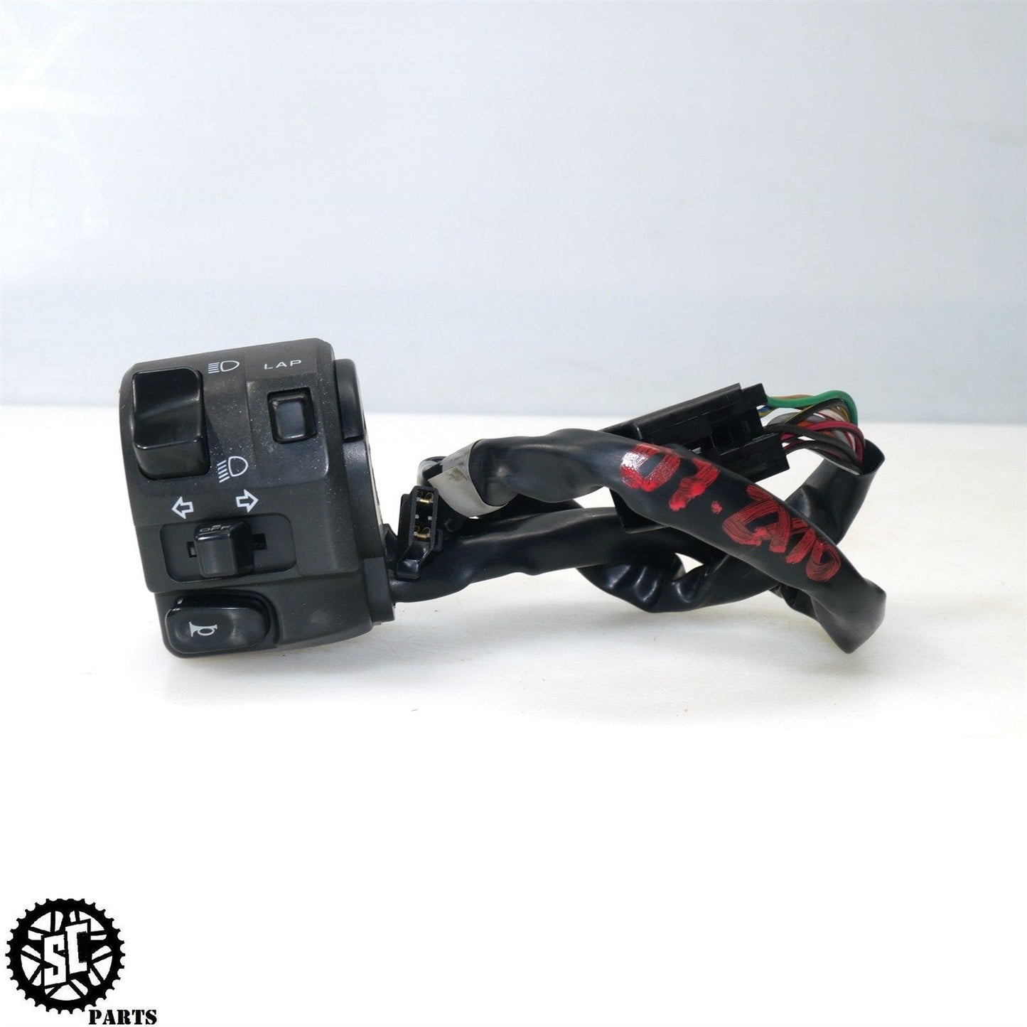 06-07 2007 KAWASAKI NINJA ZX10R LEFT CONTROL CLIP ON SWITCH K64