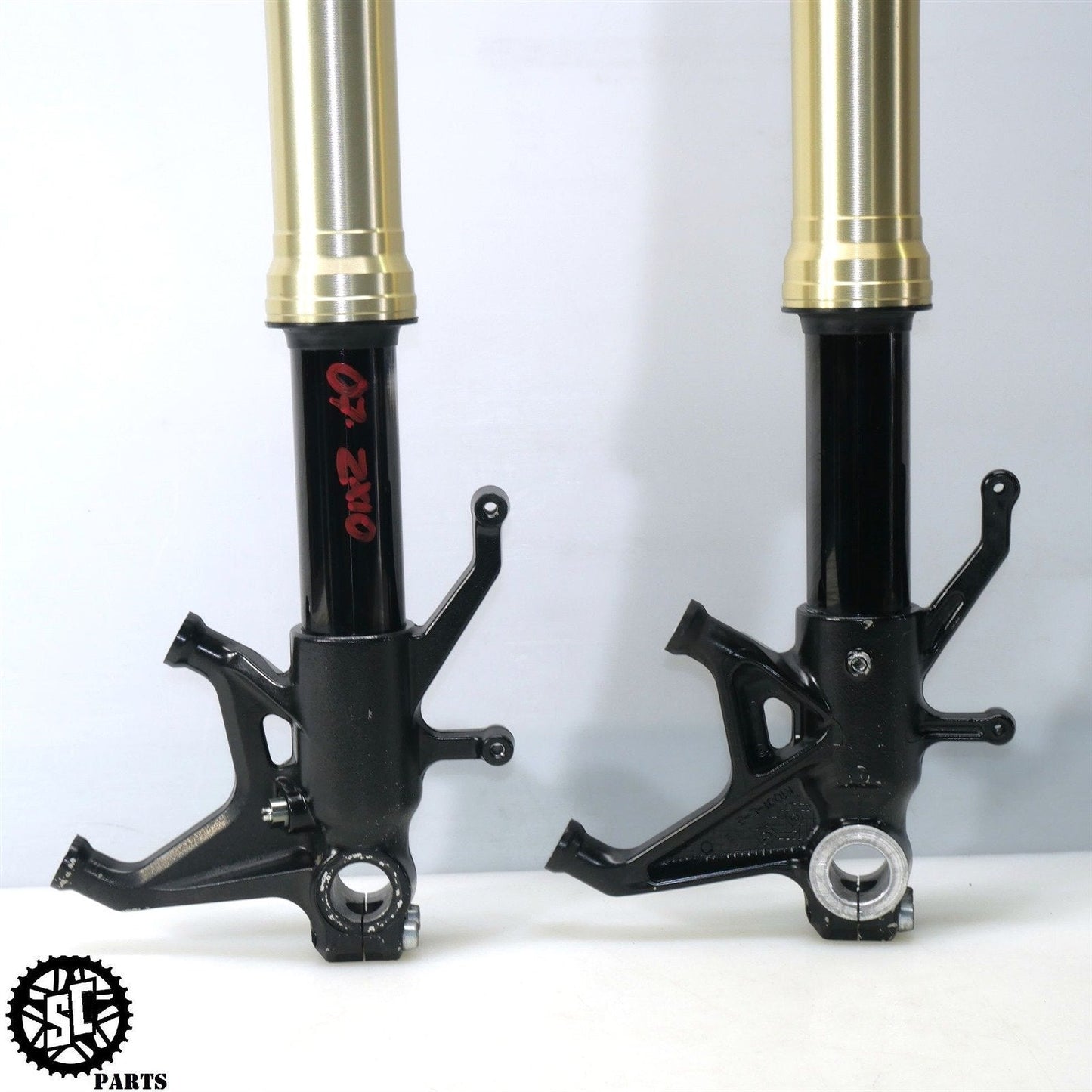 06-07 2007 KAWASAKI NINJA ZX10R FRONT FORK LEG TUBE SUSPENSION STRAIGHT K64