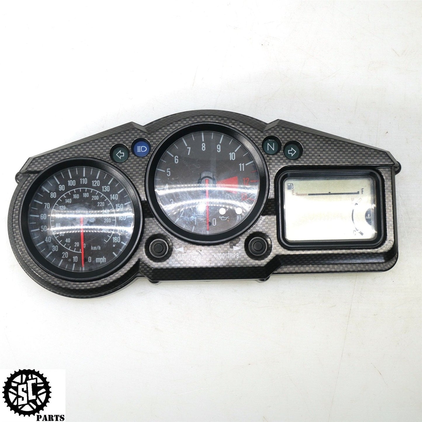 2002-2005 KAWASAKI NINJA ZX12R SPEEDOMETER GAUGE CLUSTER 15K K60