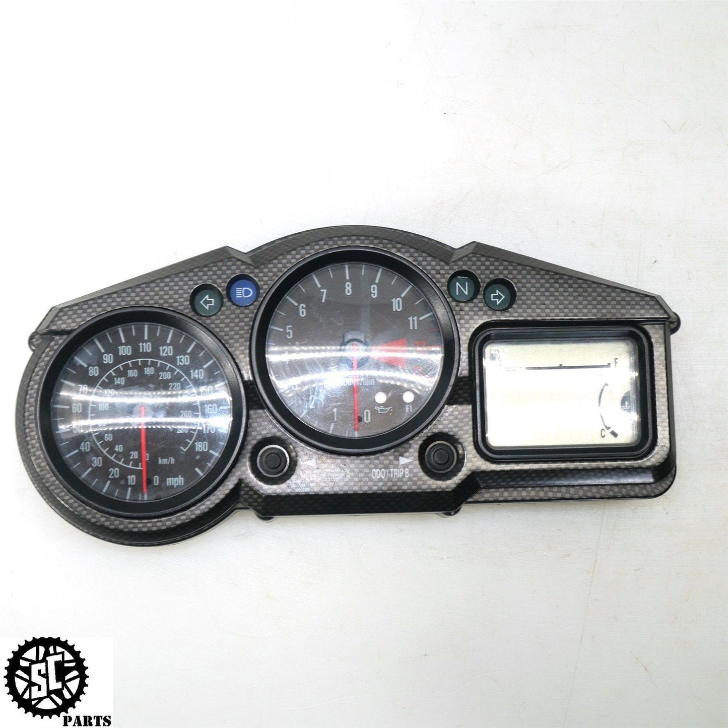 2002-2005 KAWASAKI NINJA ZX12R SPEEDOMETER GAUGE CLUSTER 15K K60
