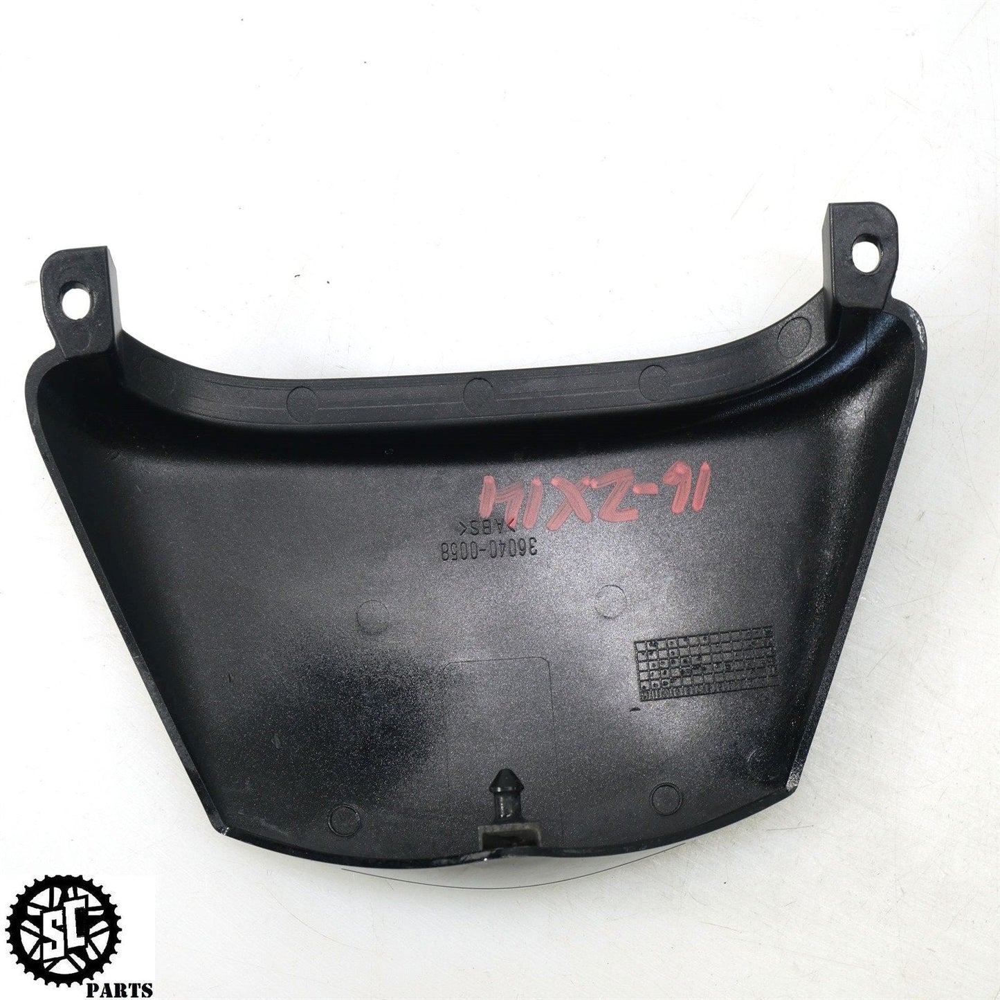 12-22 KAWASAKI NINJA ZX14R CENTER TAIL REAR FAIRING BLACK K68