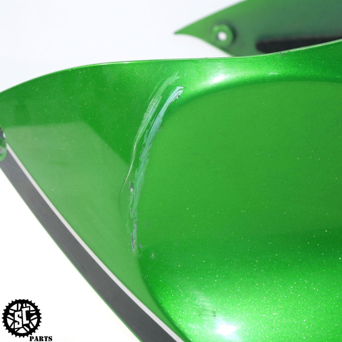 12-22 KAWASAKI NINJA ZX14R FUEL GAS TANK FAIRING GREEN K68