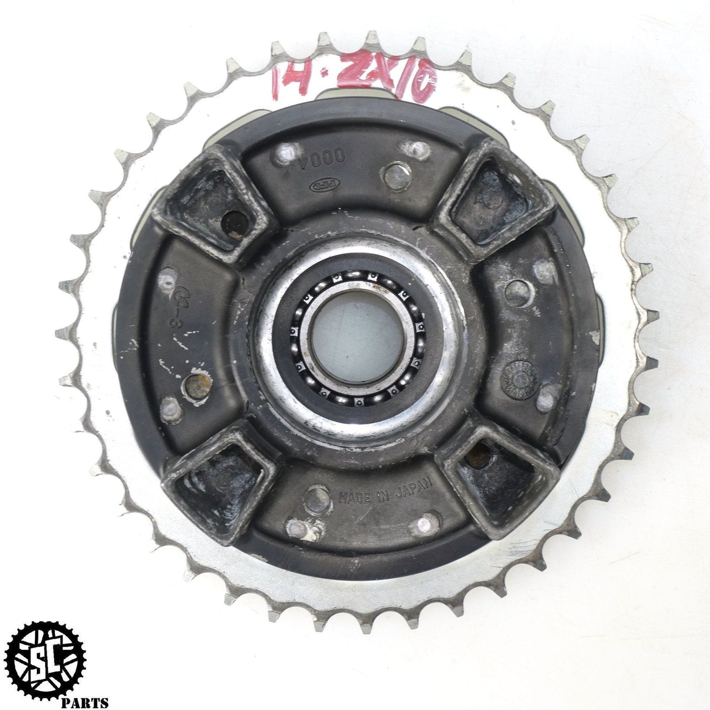 11-15 KAWASAKI NINJA ZX10R REAR HUB SPROCKET CARRIER 39T K03