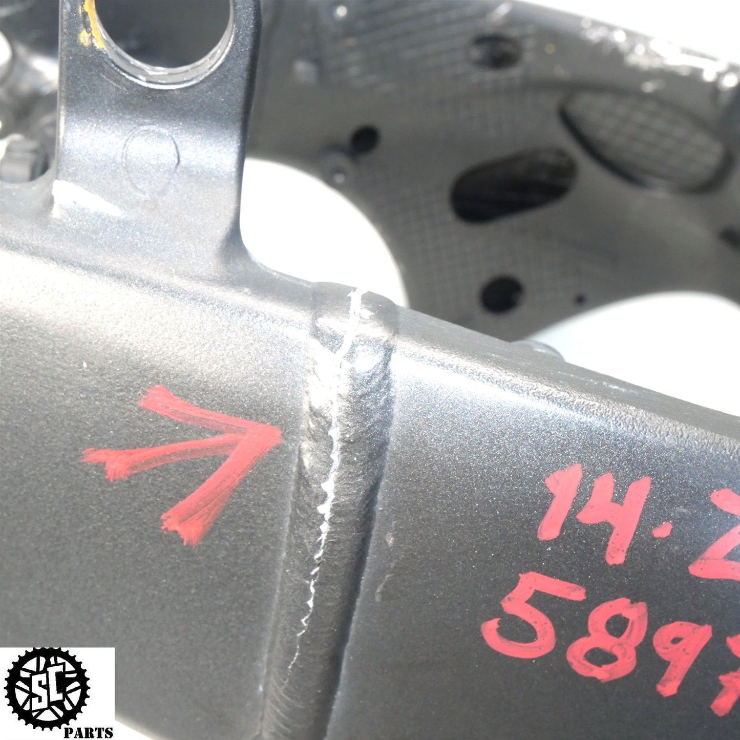 11-15 KAWASAKI NINJA ZX10R FRAME CHASSIS BOS K03