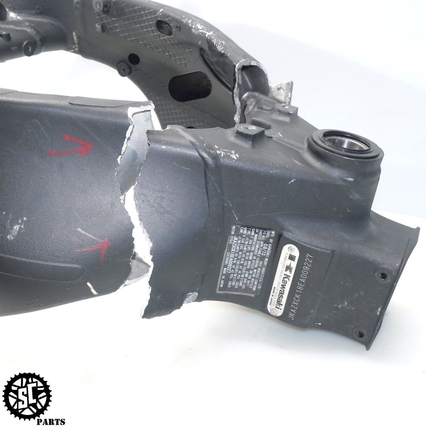 11-15 KAWASAKI NINJA ZX10R FRAME CHASSIS BOS K03