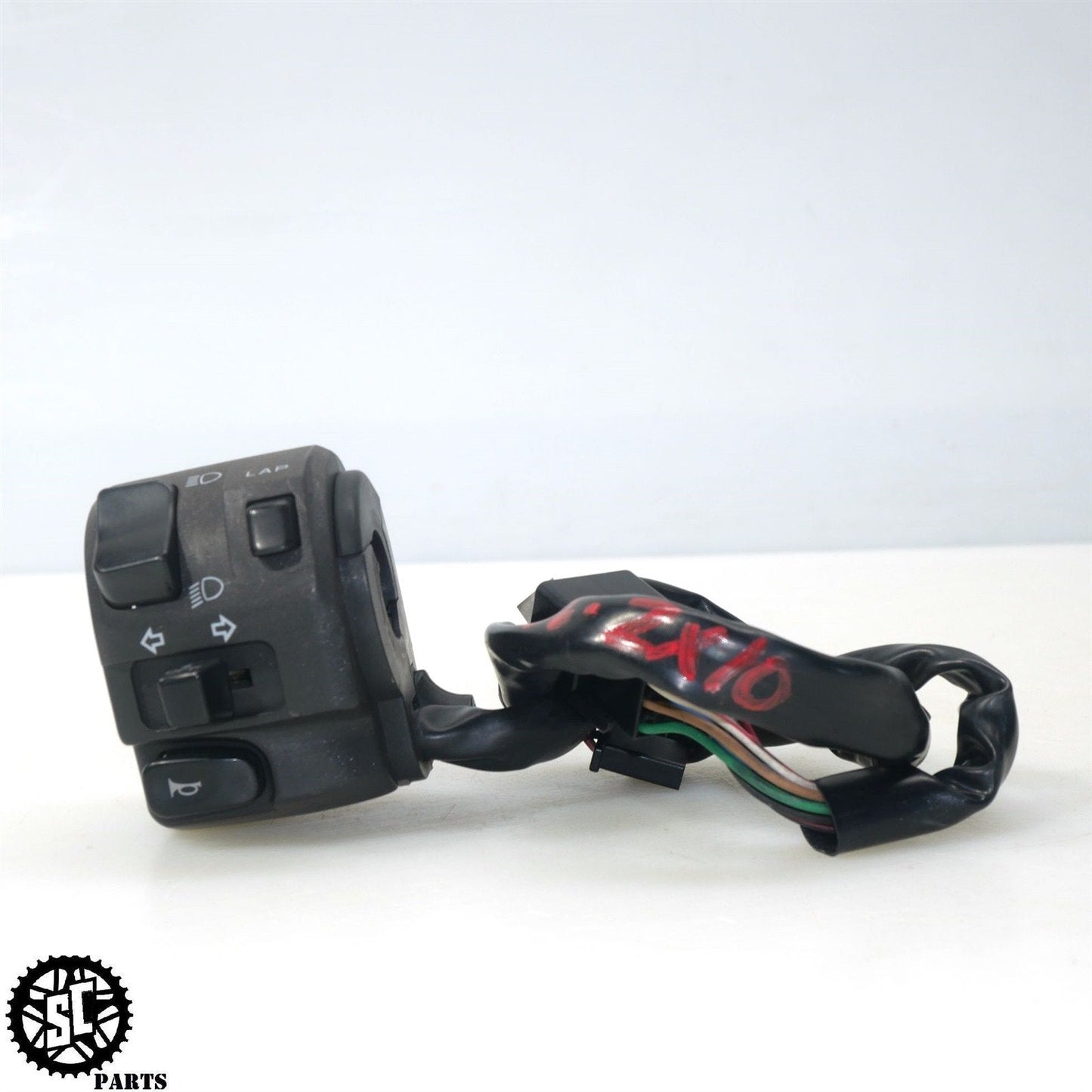 06 07 KAWASAKI NINJA ZX10R LEFT CONTROL BAR SWITCH K65
