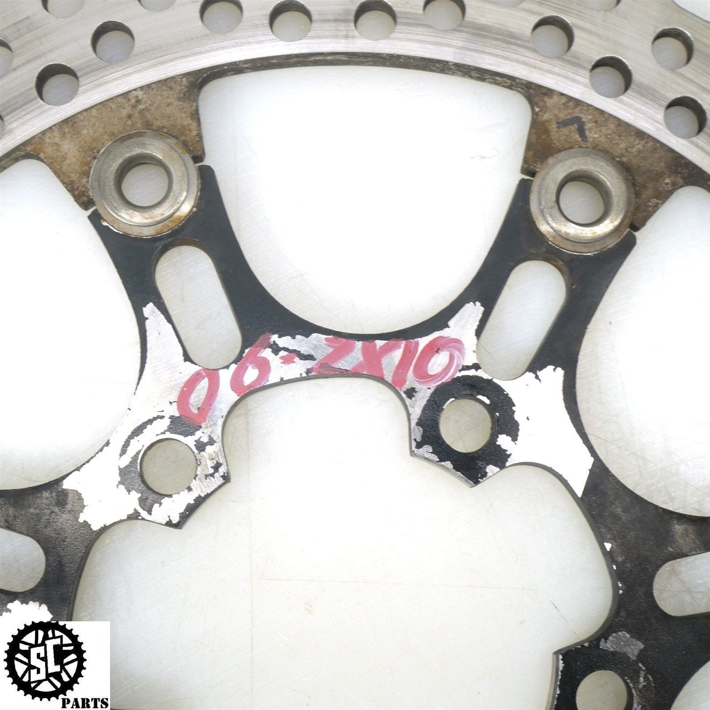06 07 KAWASAKI NINJA ZX10R FRONT BRAKE ROTOR DISC K65