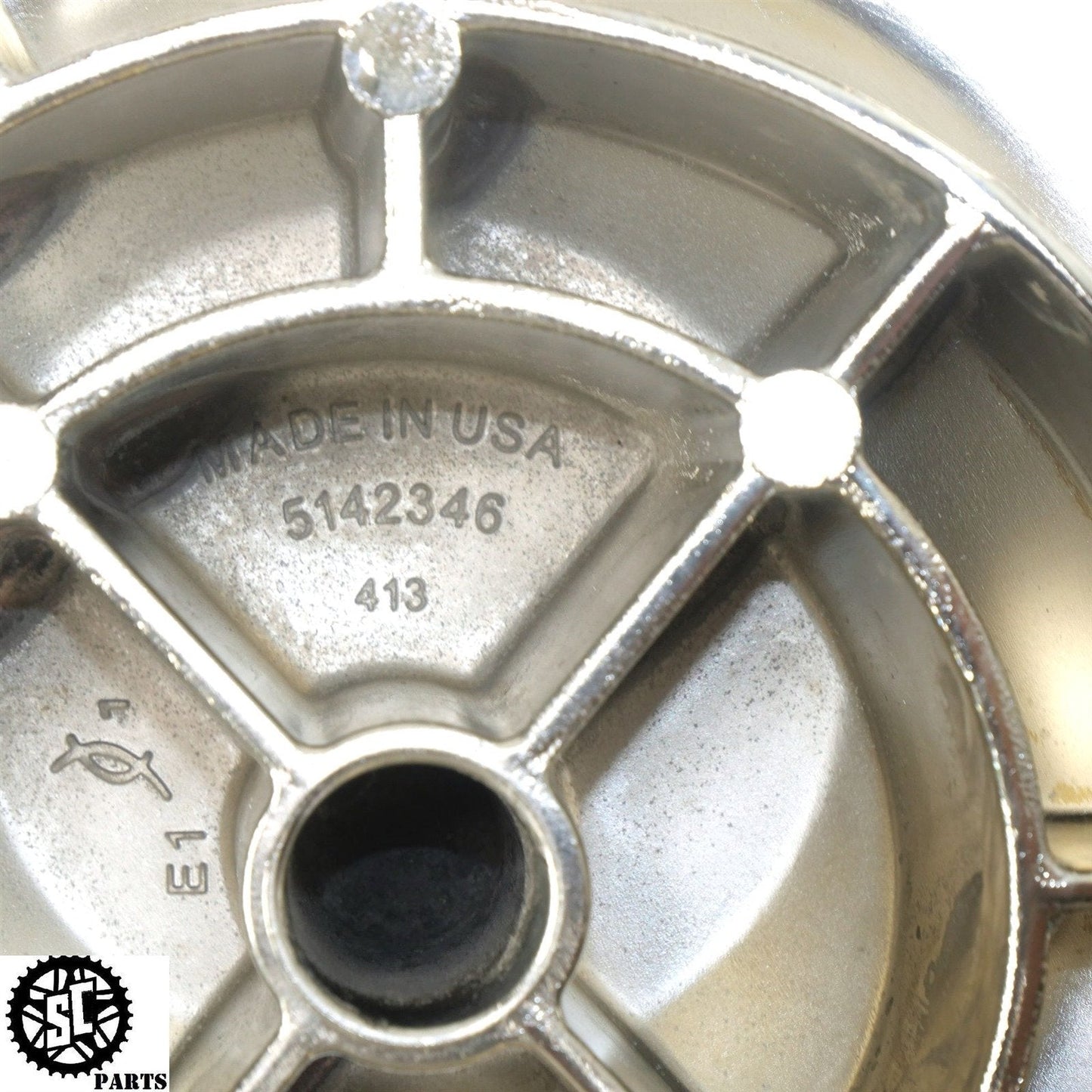 2023 INDIAN ROADMASTER FRONT PULLEY COVER CHROME HD27