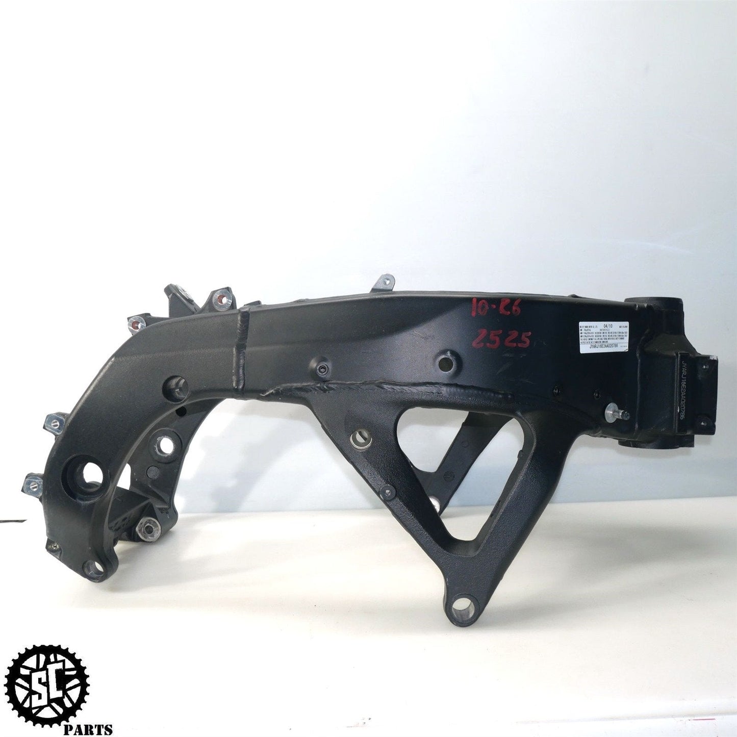 08-16 YAMAHA YZF R6 FRAME CHASSIS *NR* Y32