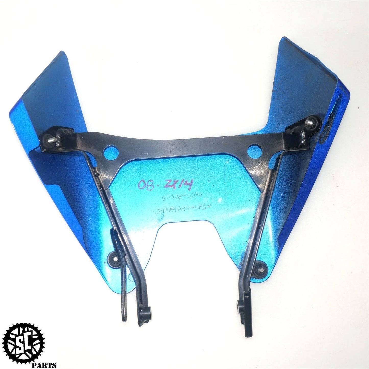 2008 KAWASAKI NINJA ZX14 LOWER UNDER BELLY PAN FAIRING K02