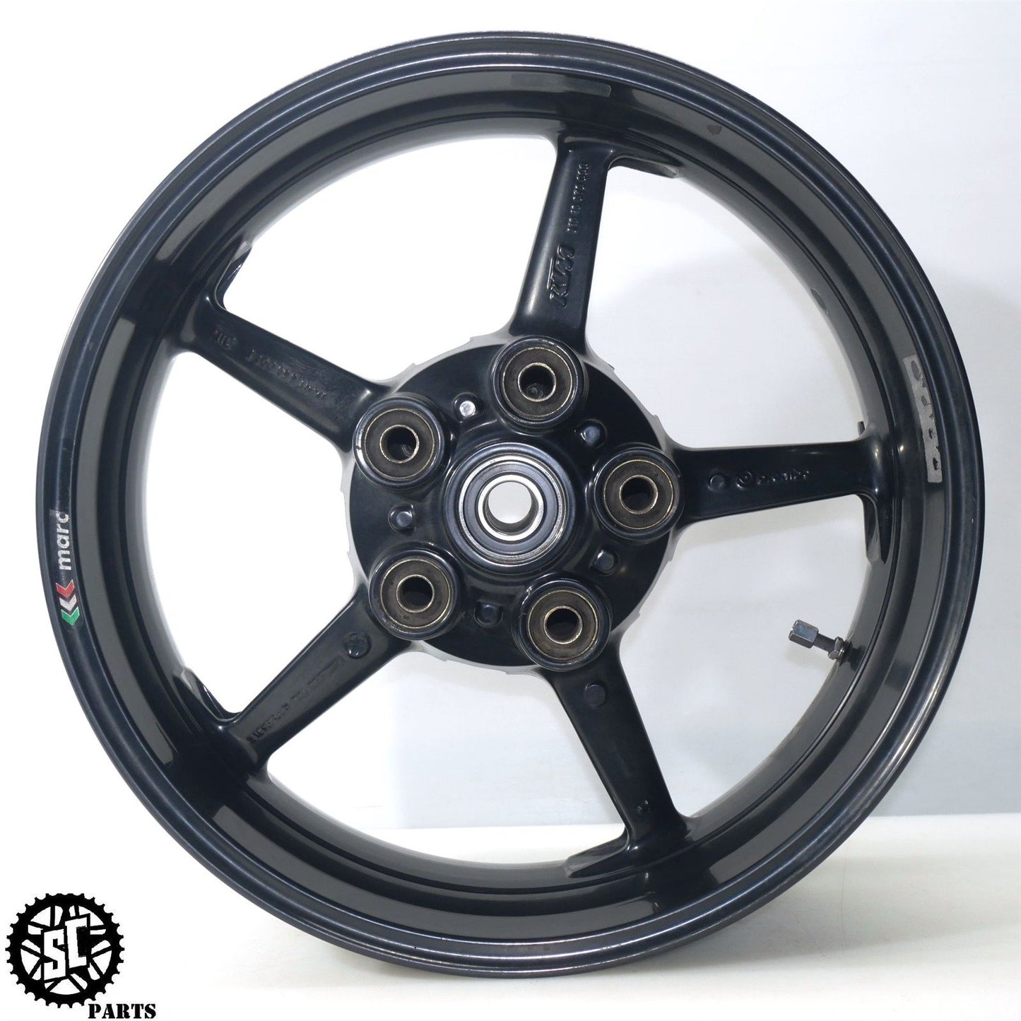 2010 KTM 990 SMT SUPERMOTO REAR WHEEL RIM STRAIGHT KT01