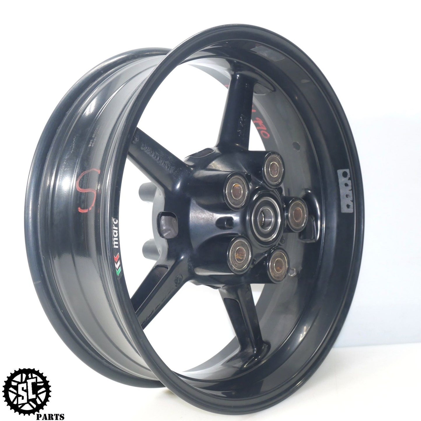 2010 KTM 990 SMT SUPERMOTO REAR WHEEL RIM STRAIGHT KT01
