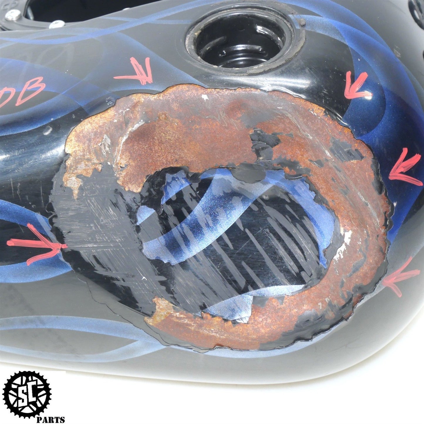 2014 HARLEY FXDB DYNA STREET BOB GAS TANK FUEL CELL HD30