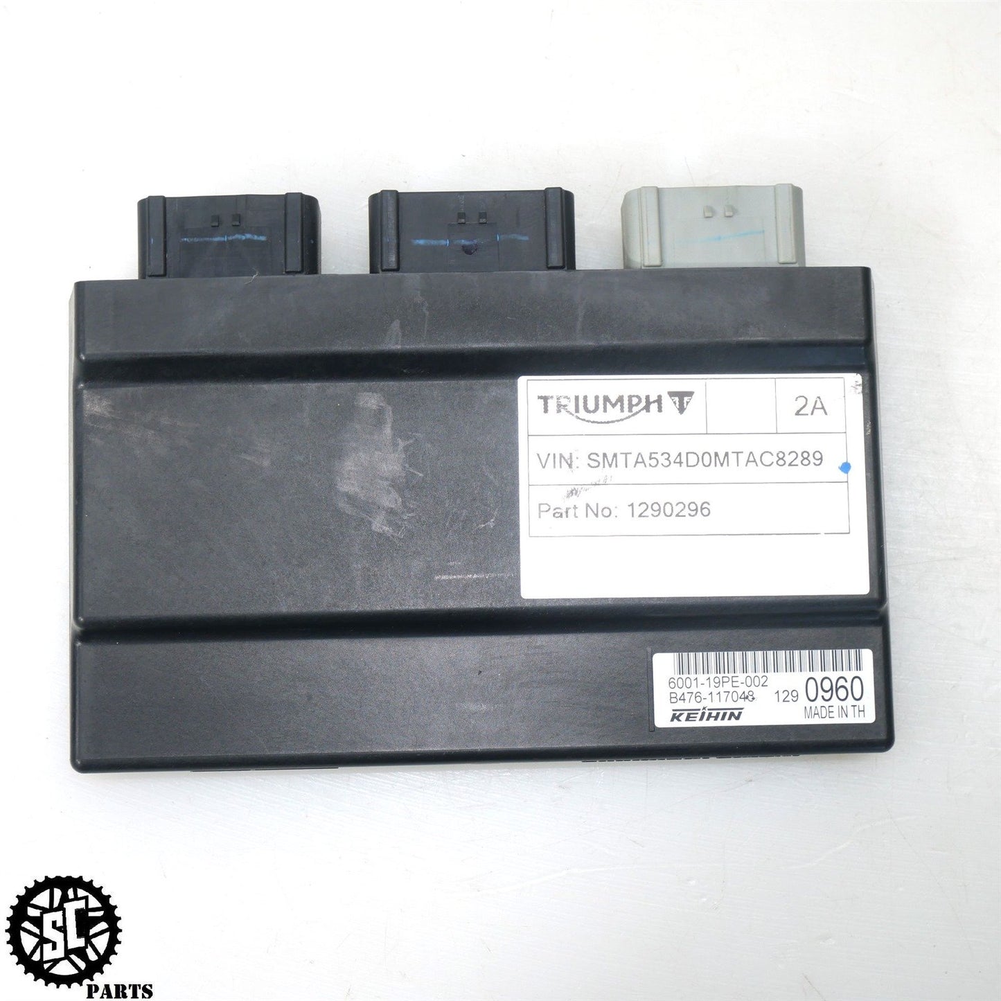 20-22 TRIUMPH STREET TRIPLE R 765 PAIRED LOCK SET ECM COMPUTER ECU T28