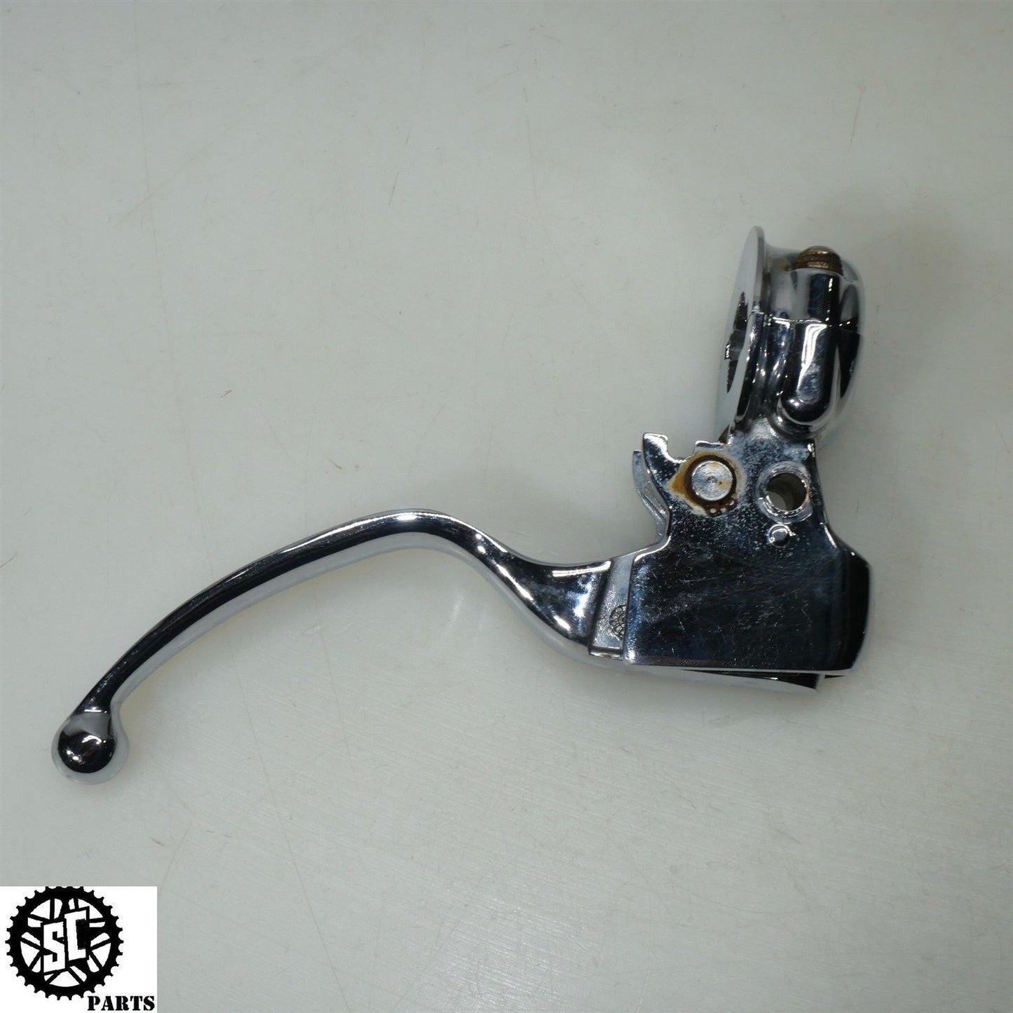 09-21 HARLEY DAVIDSON ELECTRA GLIDE FRONT BRAKE MASTER CYLINDER CHROME H46