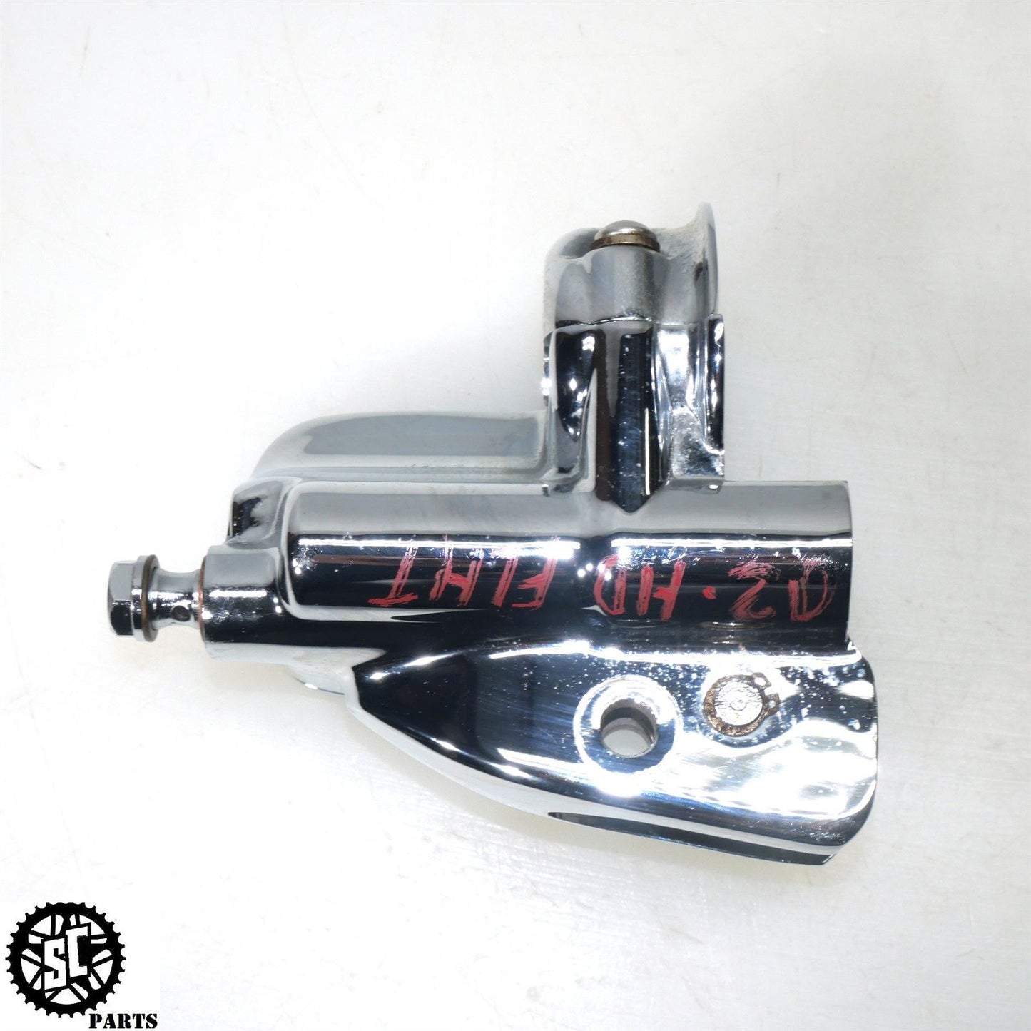 09-21 HARLEY DAVIDSON ELECTRA GLIDE FRONT BRAKE MASTER CYLINDER CHROME H46