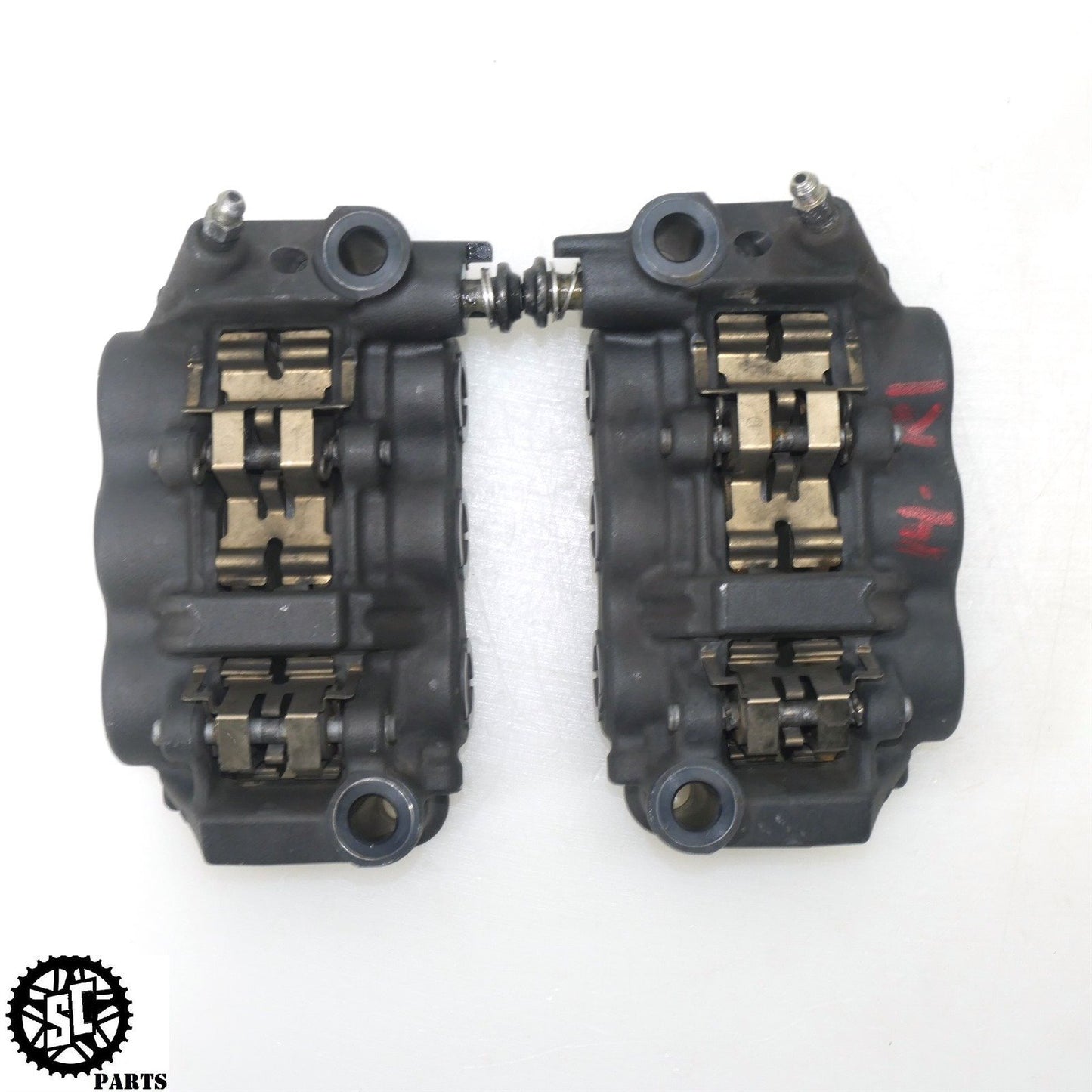 09-14 YAMAHA YZF R1 FRONT BRAKE CALIPERS Y08