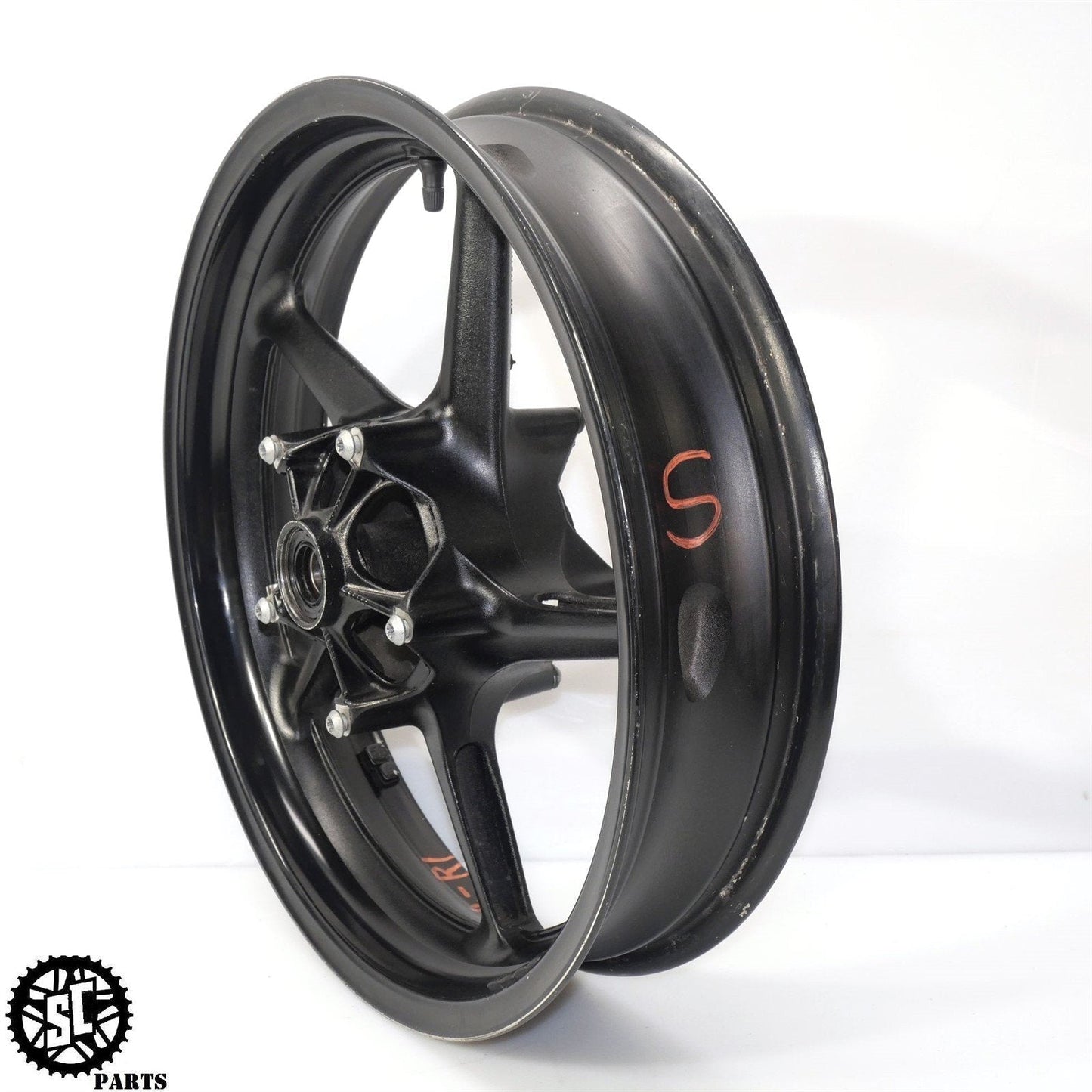 2004-2006 YAMAHA YZF R1 FRONT WHEEL RIM STRAIGHT TESTED OEM Y28