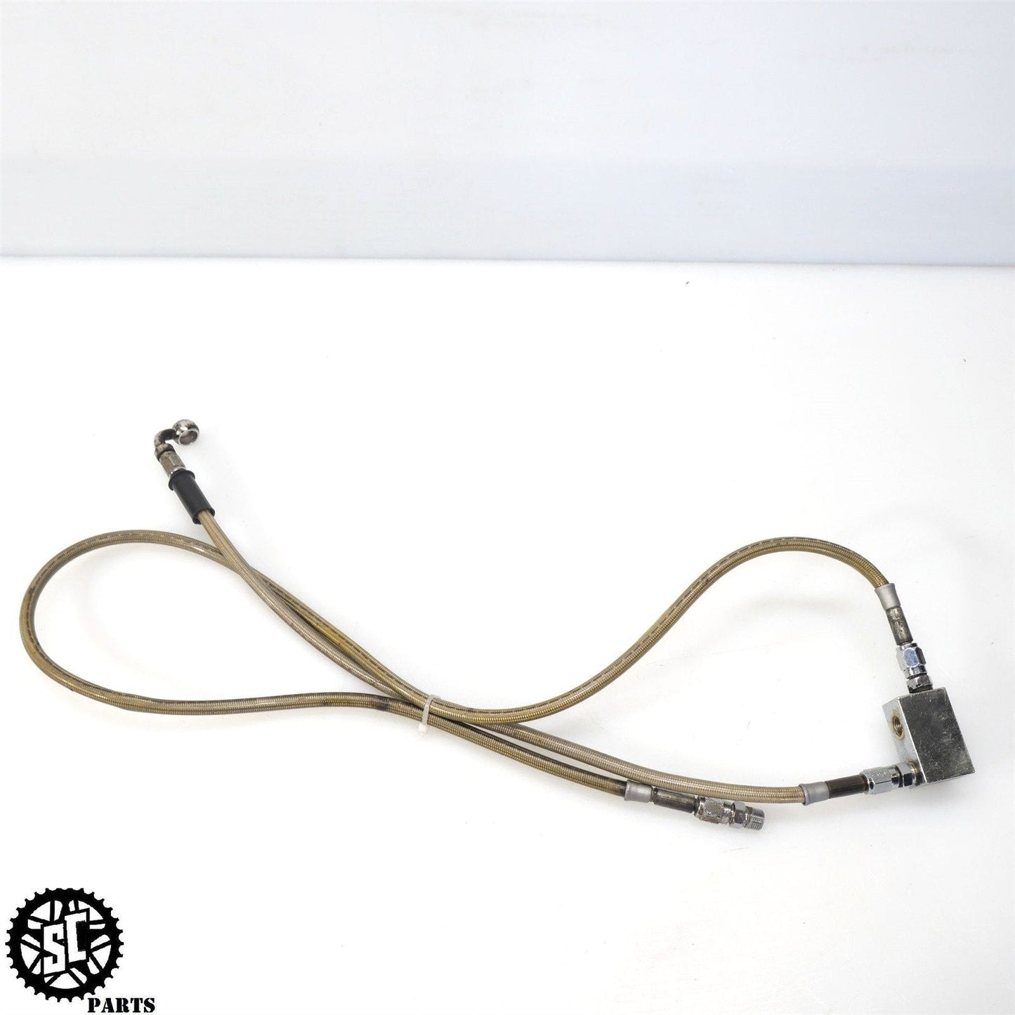 2008 HARLEY DAVIDSON SOFTAIL BRAKE LINE STEEL BRAIDED HD57