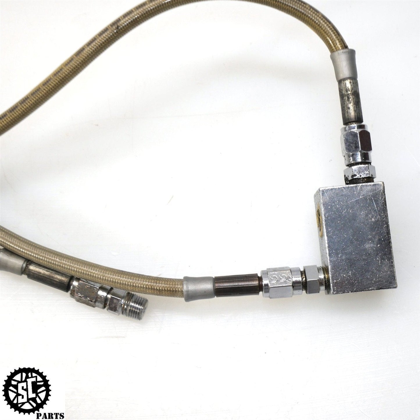 2008 HARLEY DAVIDSON SOFTAIL BRAKE LINE STEEL BRAIDED HD57