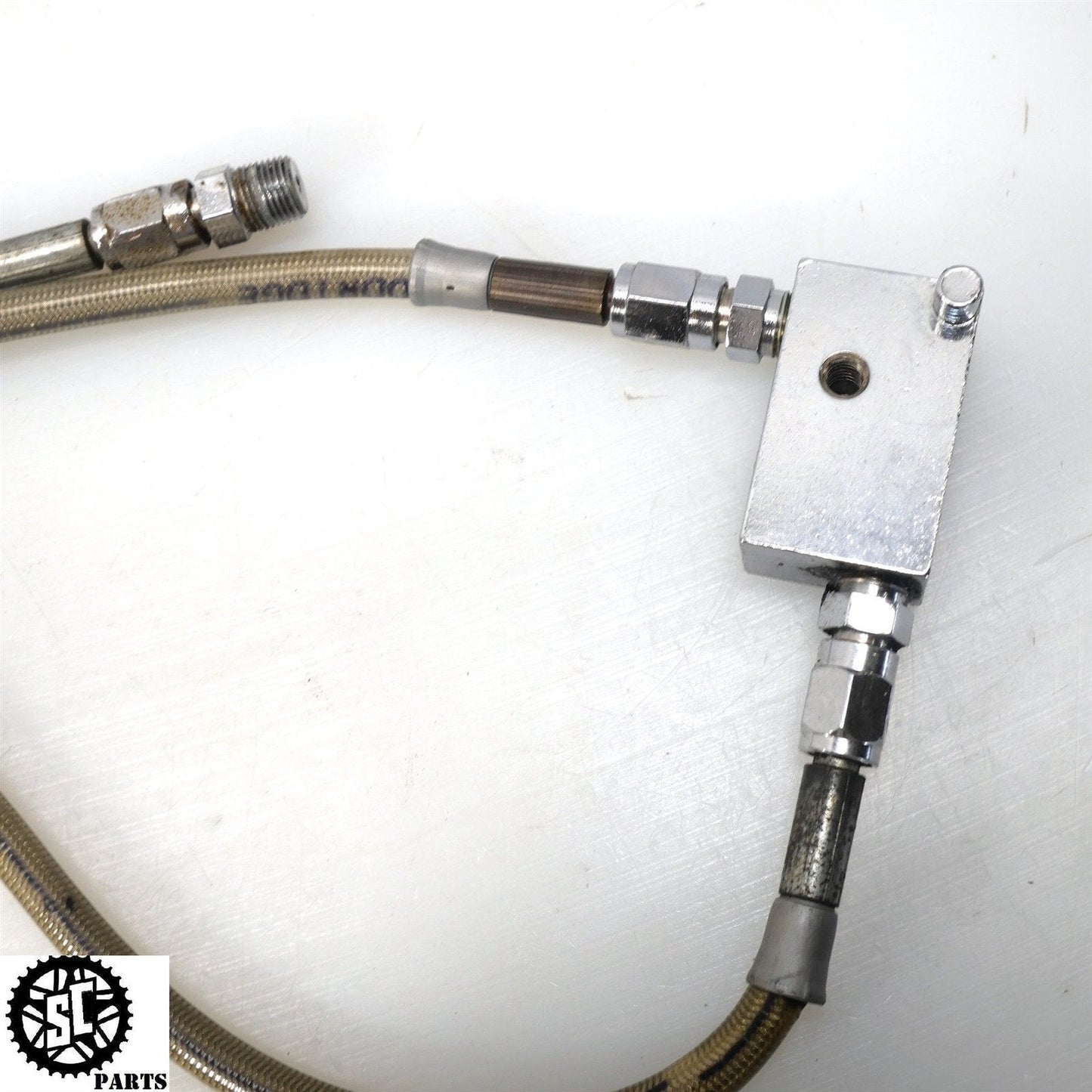 2008 HARLEY DAVIDSON SOFTAIL BRAKE LINE STEEL BRAIDED HD57