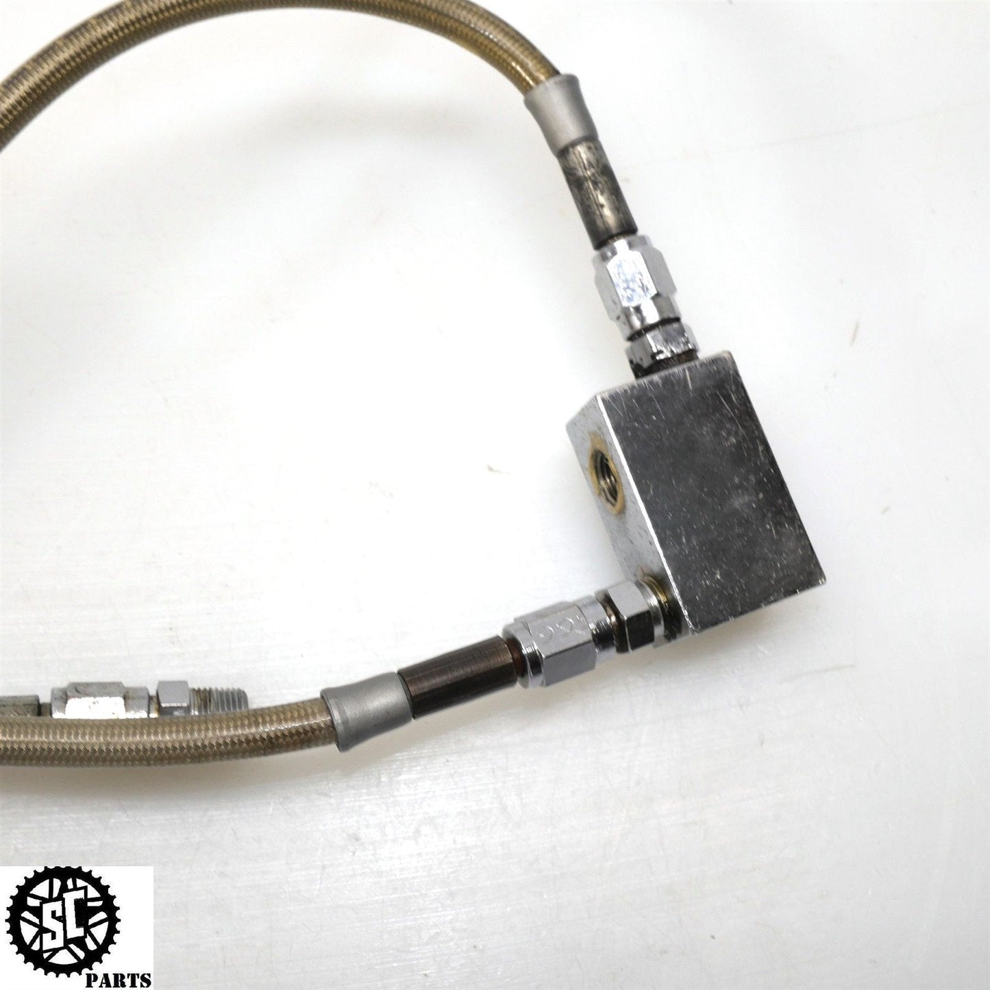 2008 HARLEY DAVIDSON SOFTAIL BRAKE LINE STEEL BRAIDED HD57