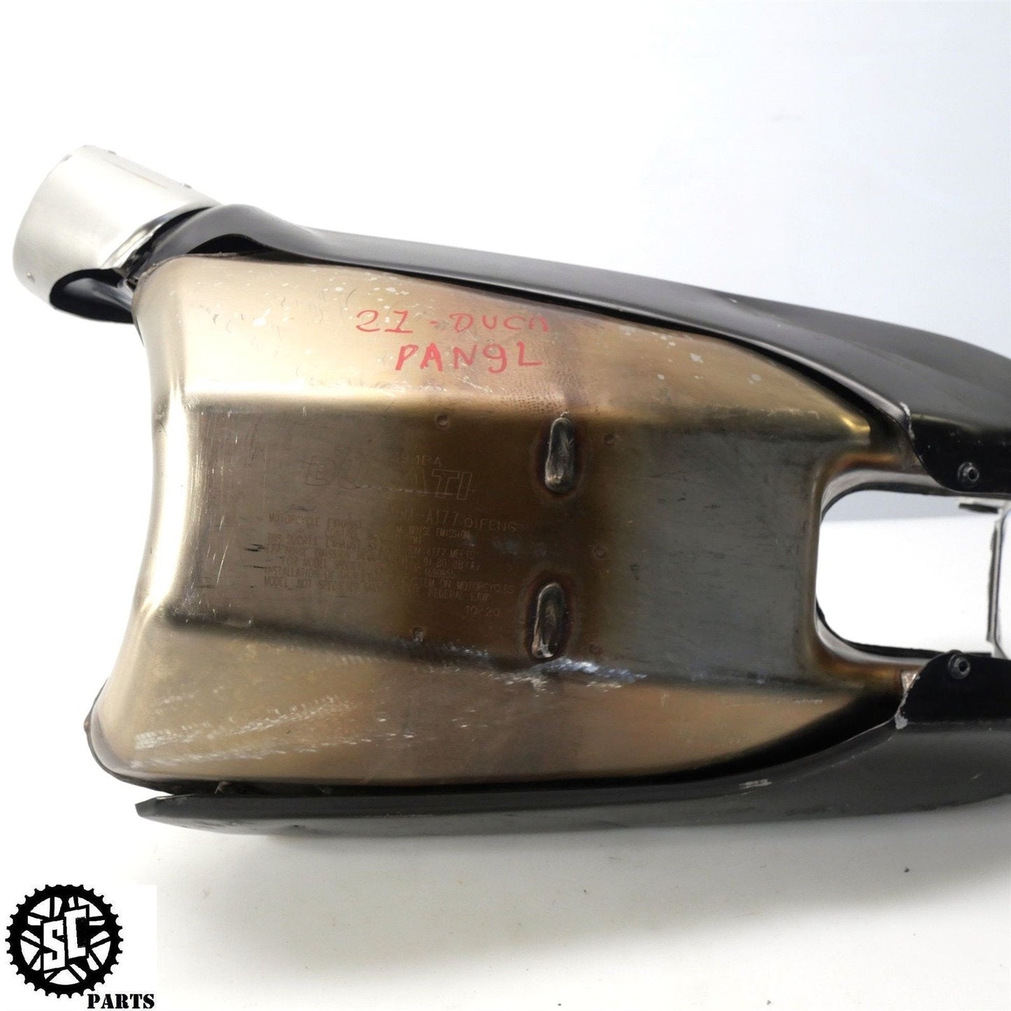 2020-2022 DUCATI PANIGALE V2 SLIP ON EXHAUST MUFFLER PIPE D05