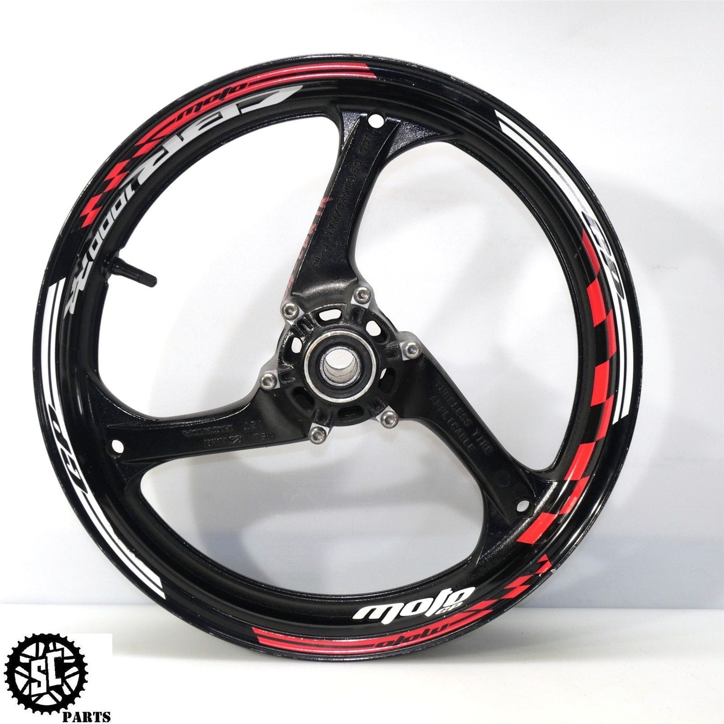 2004 2005 HONDA CBR1000RR FRONT WHEEL RIM STRAIGHT H01