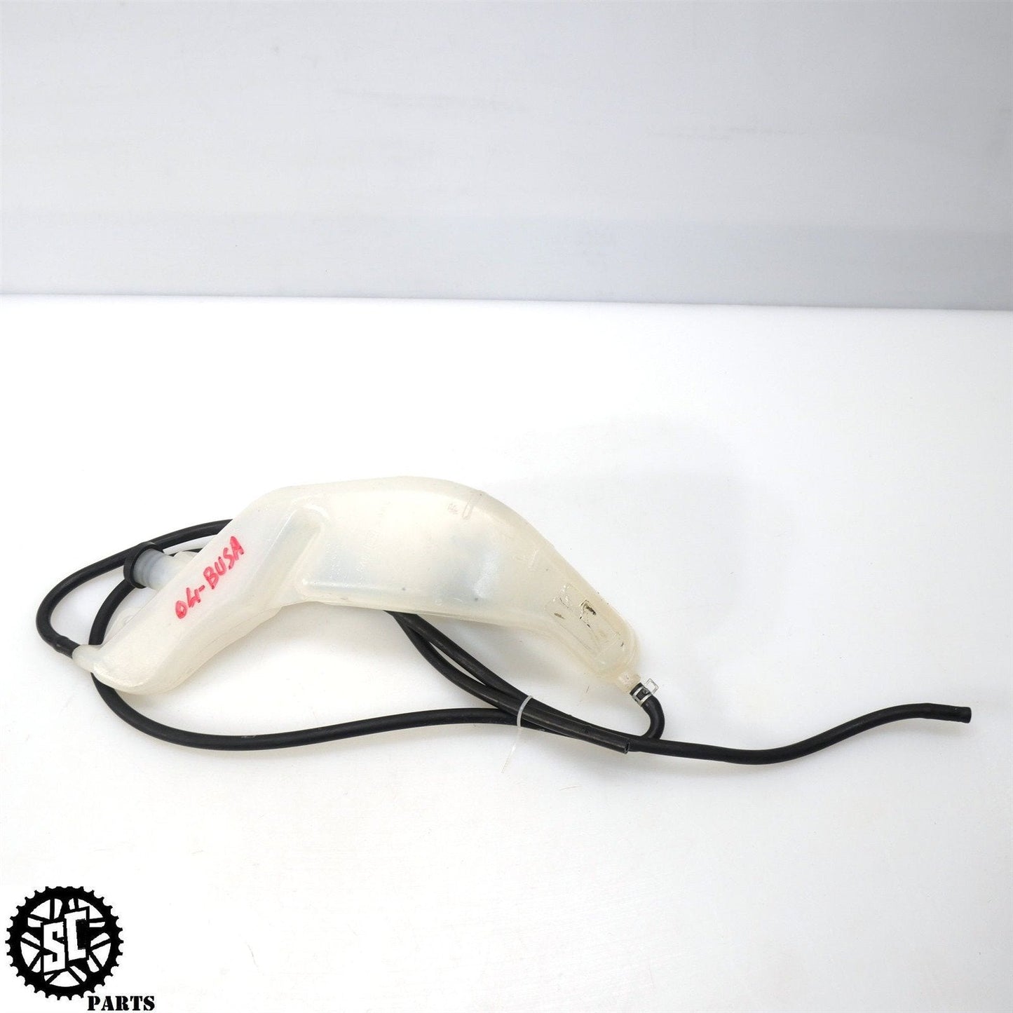 2001-2007 SUZUKI HAYABUSA GSXR1300 RADIATOR COOLANT OVERFLOW RESERVOIR TANK S49